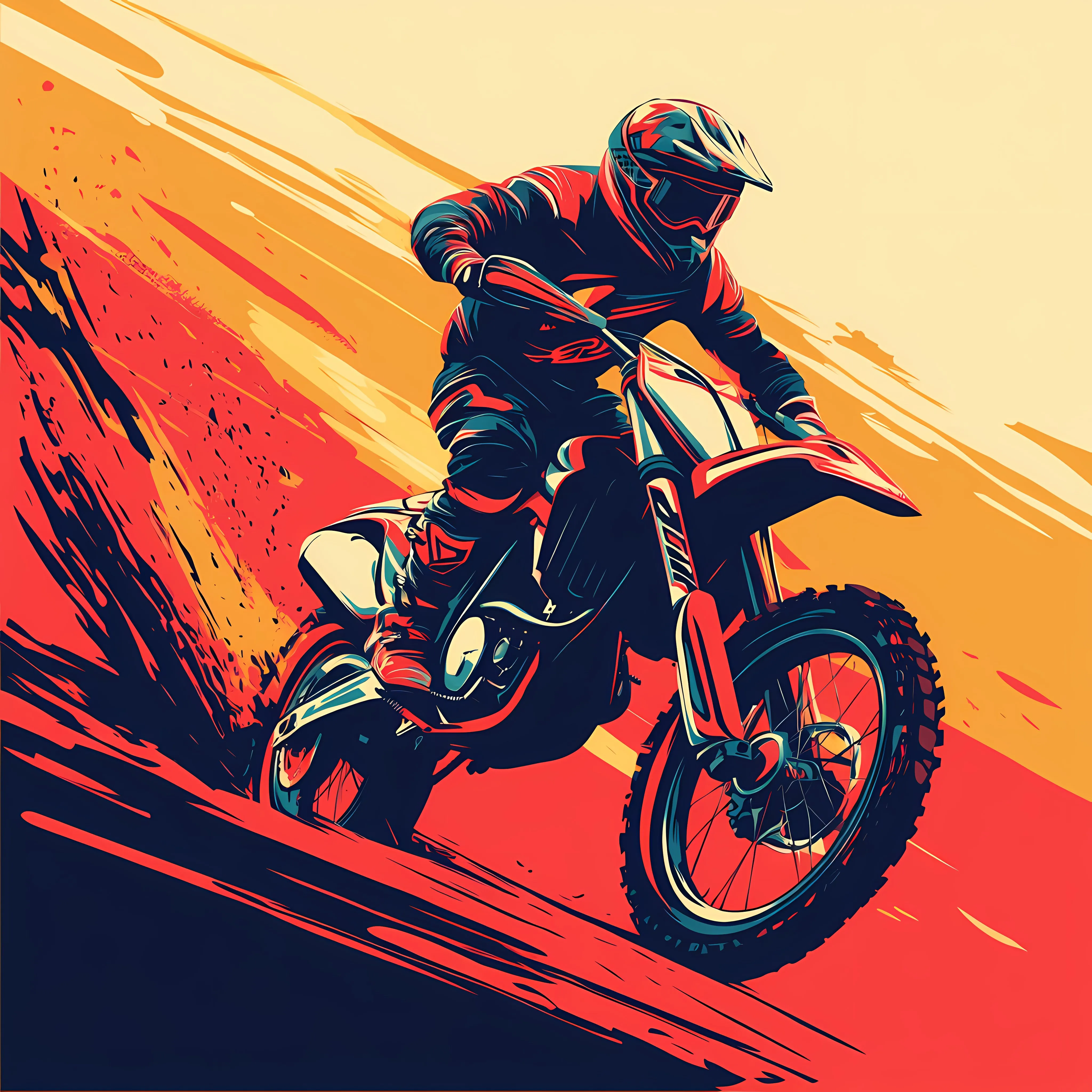Extreme Motorcycle Racing and Motocross Adventure — free download from Dotvec
