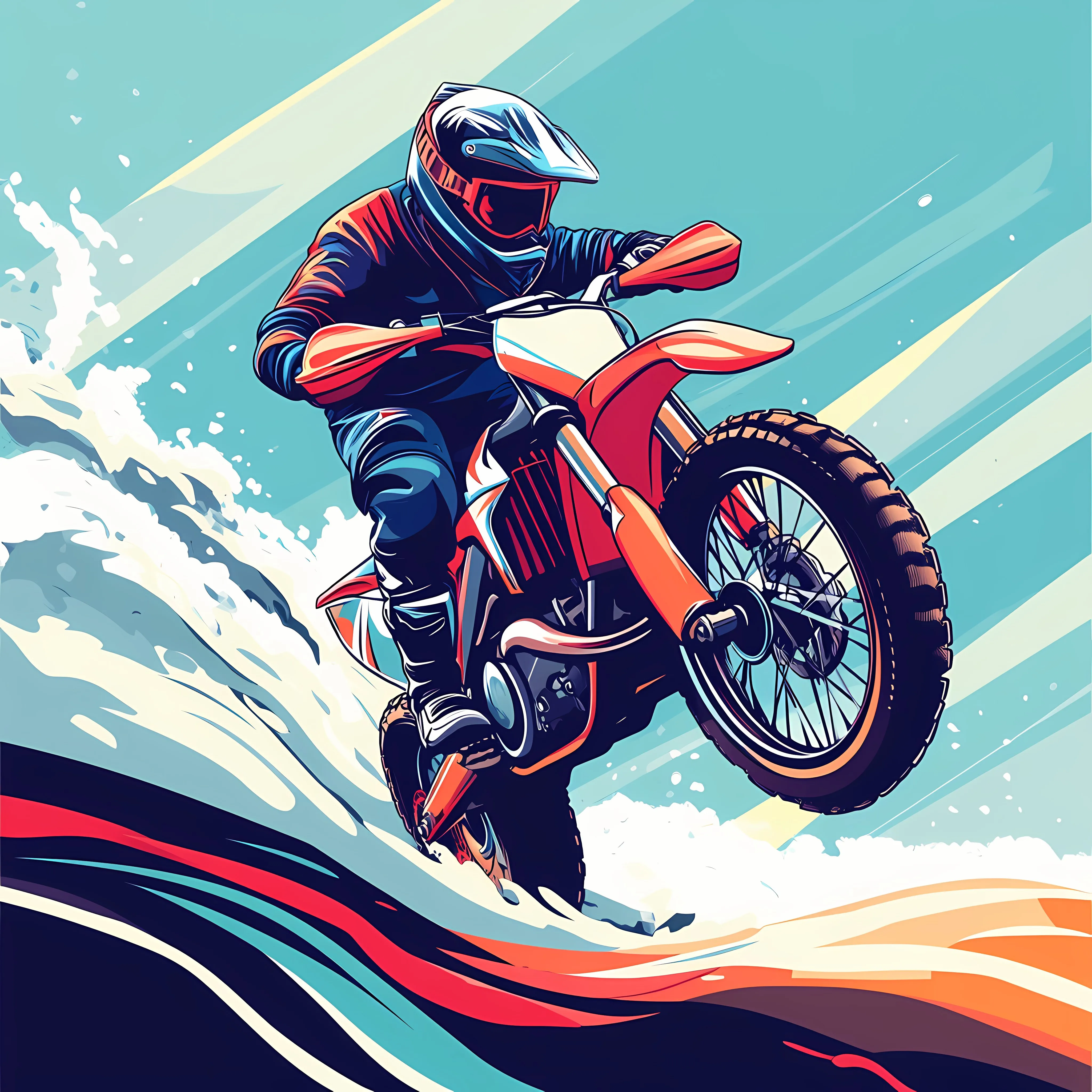 Extreme Motorcycle Racing Adventure in Motocross — free download from Dotvec
