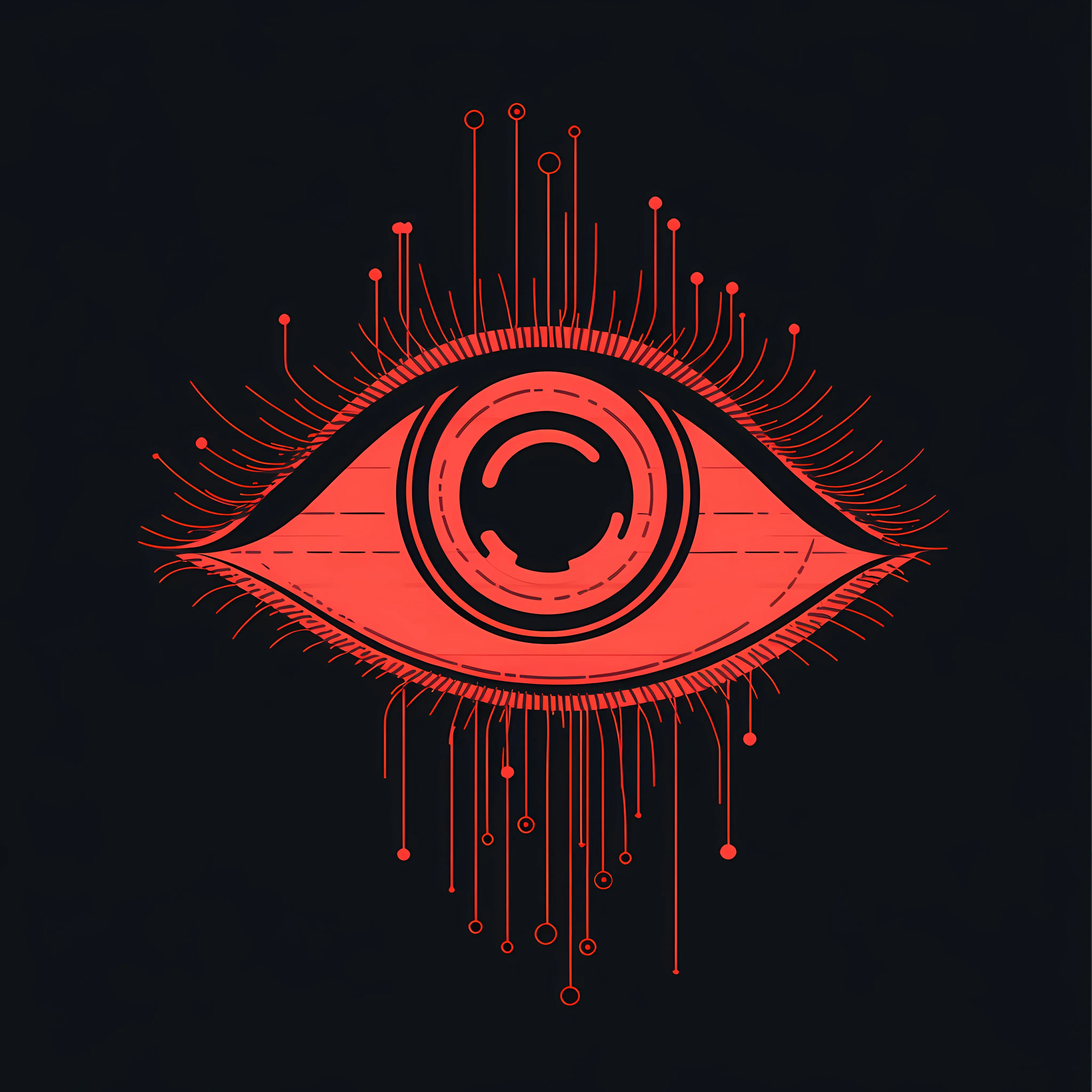 Eye Cyber Security Symbol Vector Illustration – free network security image from Dotvec