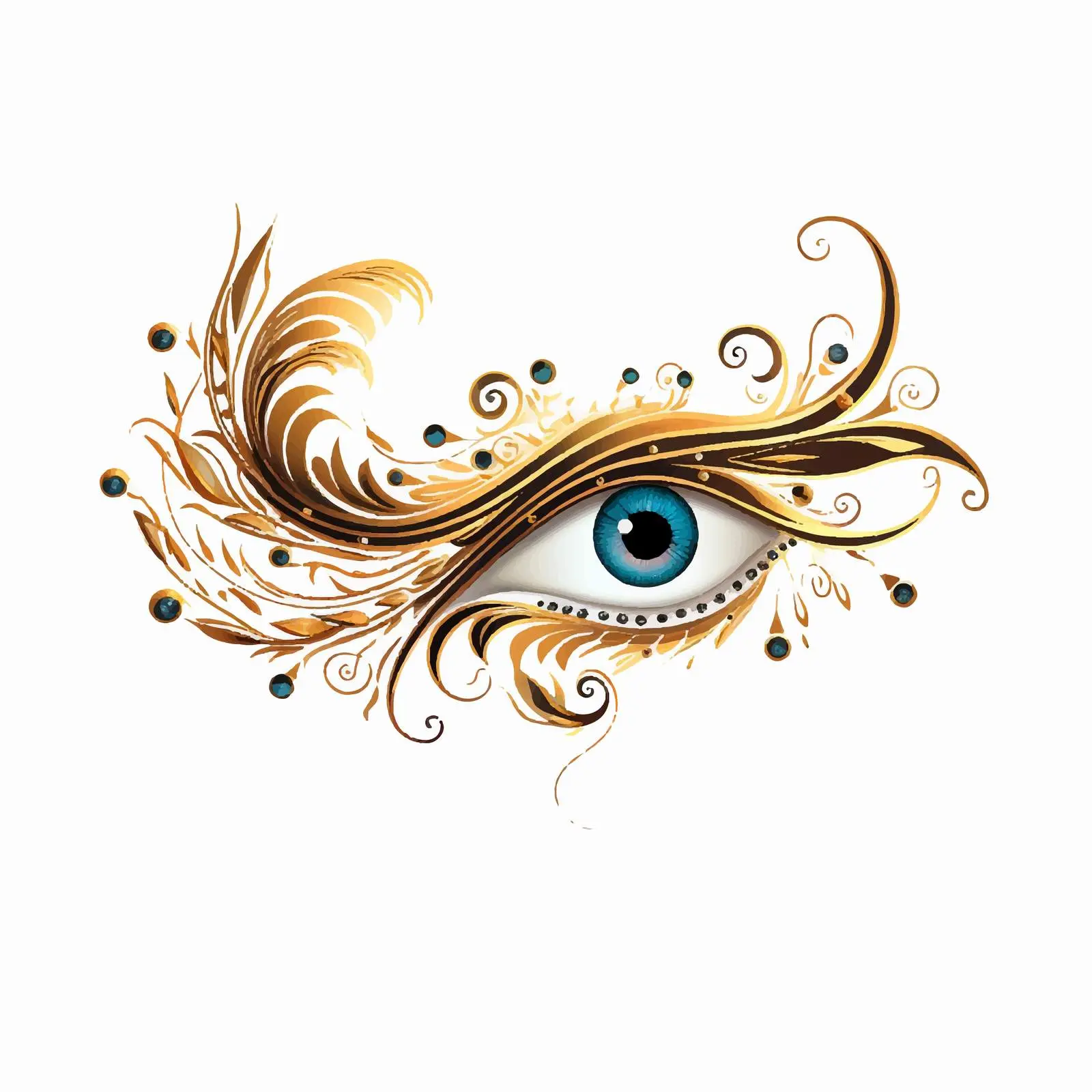 Creative Festive Eyebrow Ridge Logo Design — free download from Dotvec