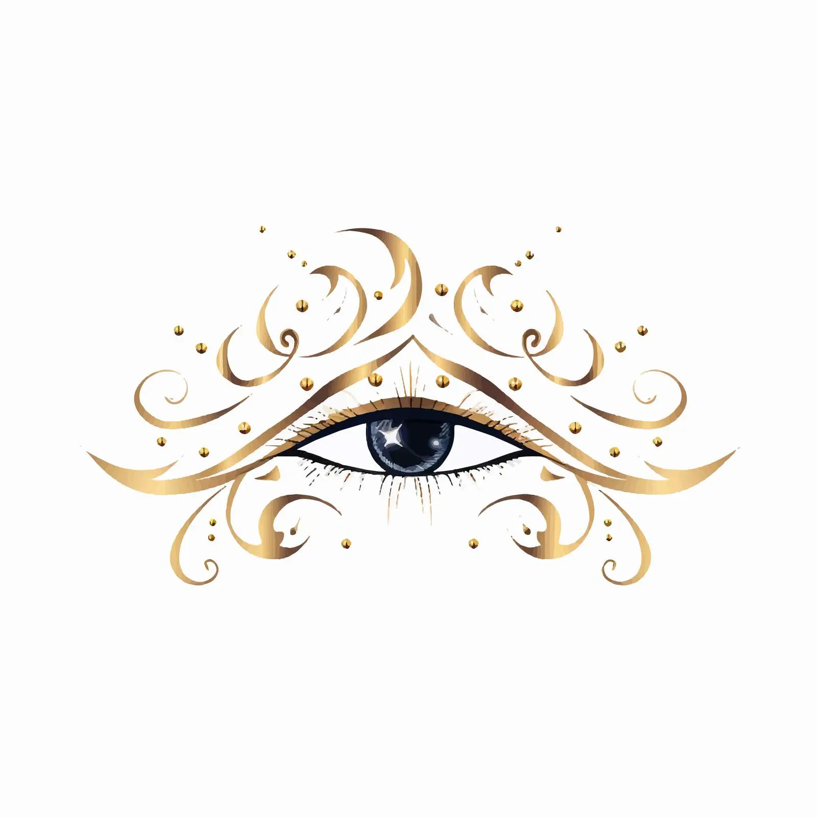 Festive Logo Design with Gold Elements — free download from Dotvec