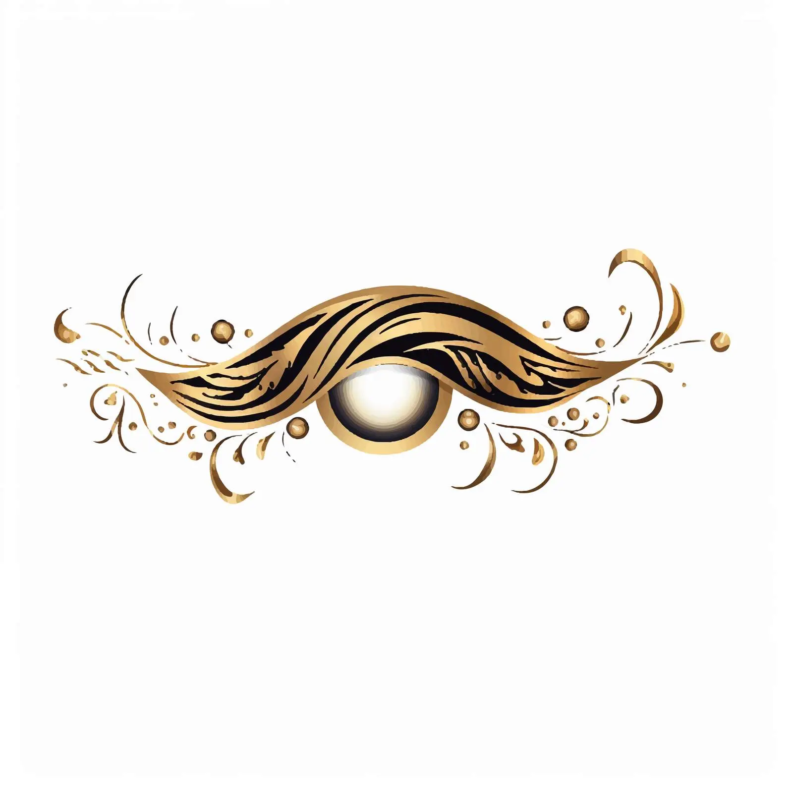 Creative Eyebrow Ridge Logo with Festive Motifs — free download from Dotvec