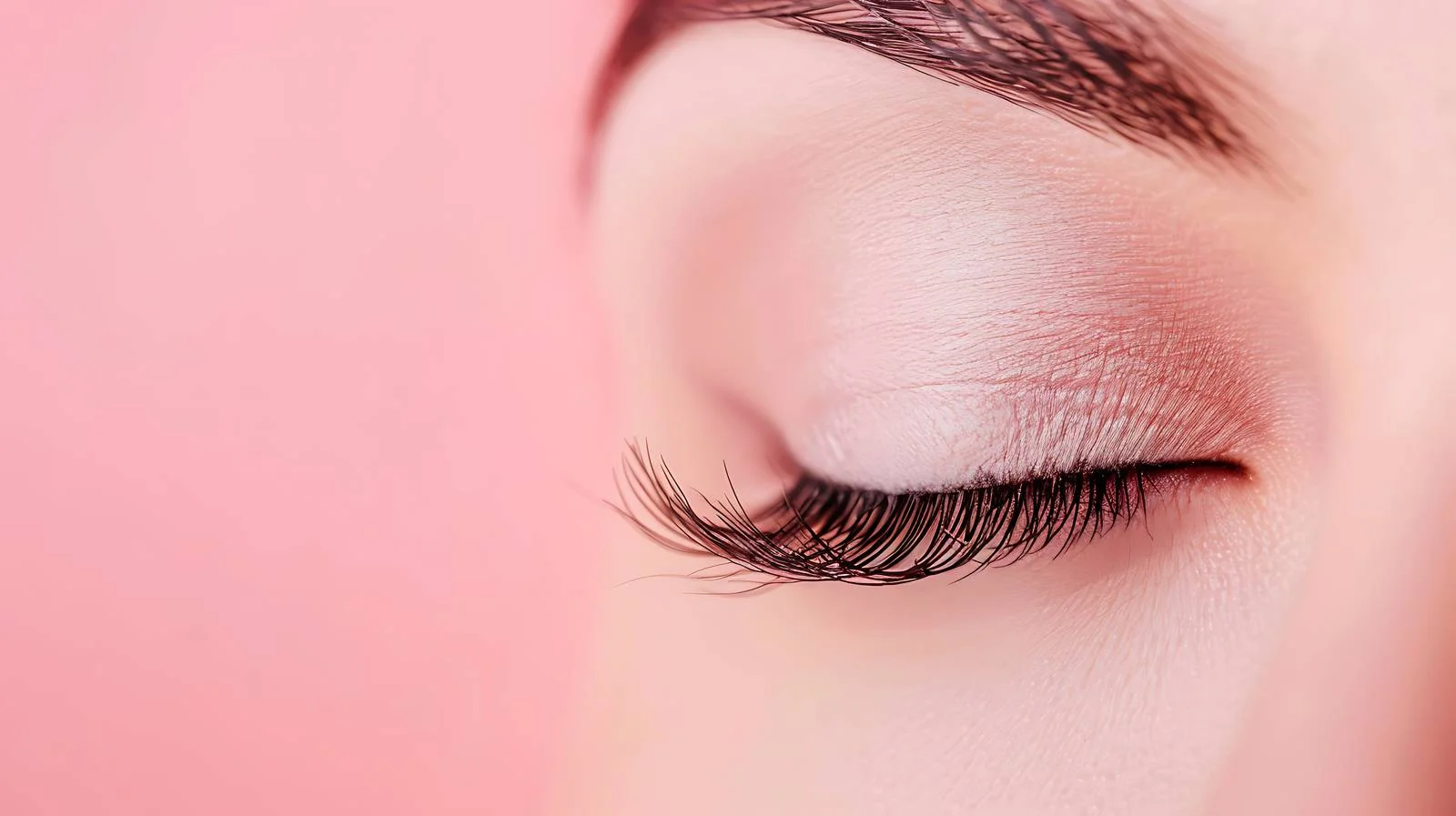 Pastel Pink Eyelashes on Summer Background — free download from Dotvec