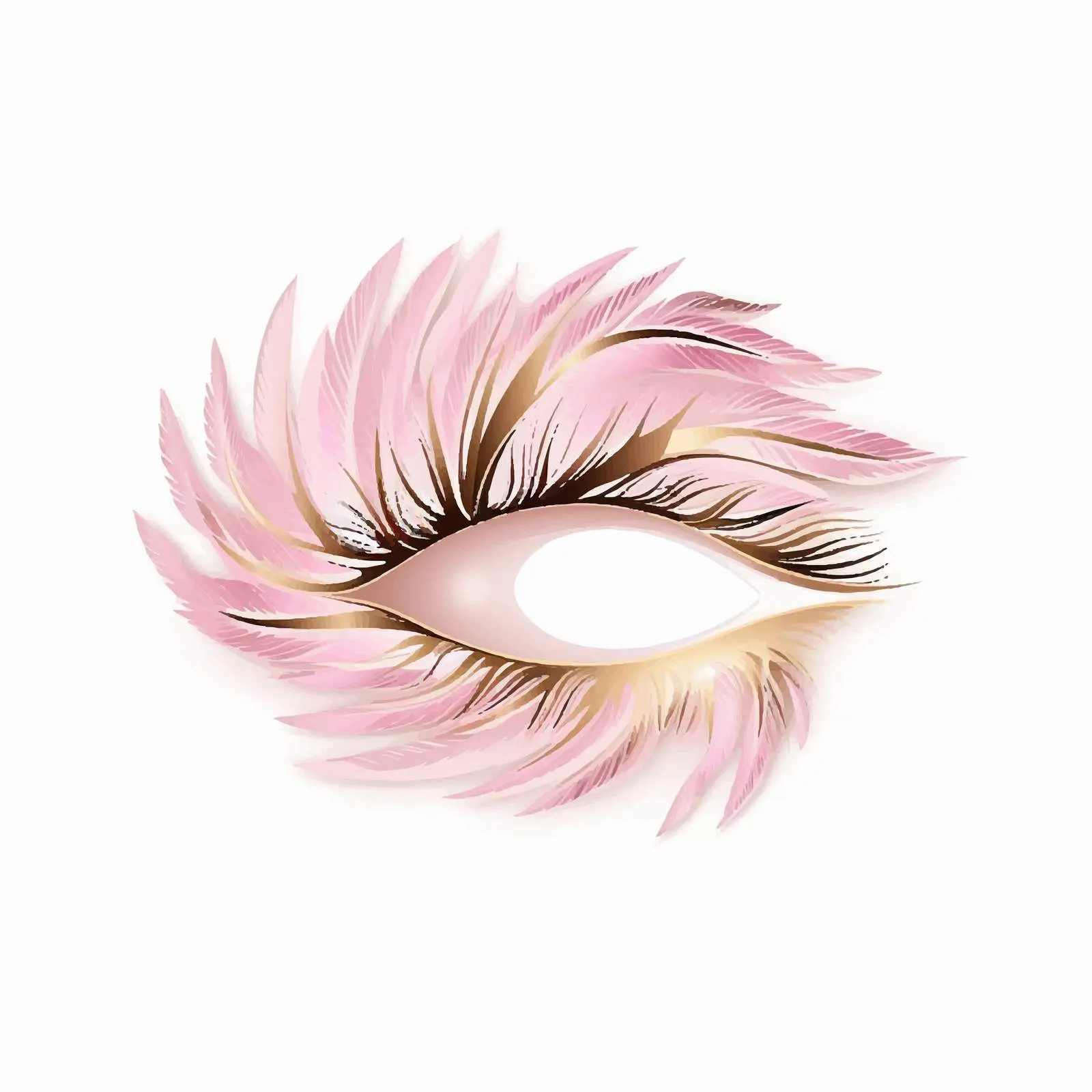 Stylish Eyelashes Logo for Beauty Industry — free download from Dotvec