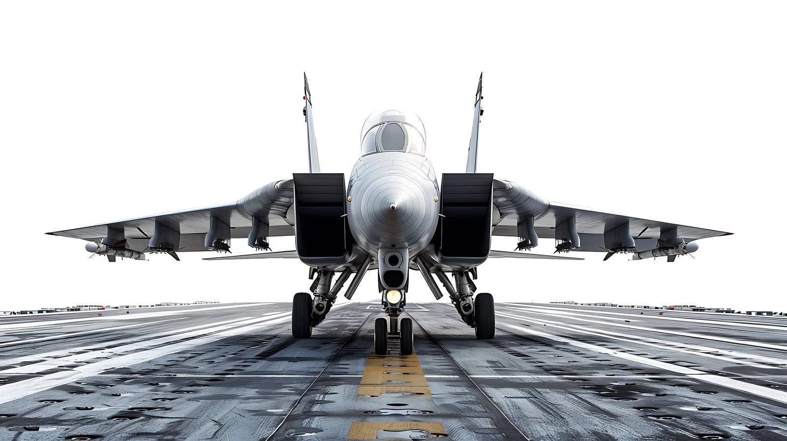 F-14 Fighter Jet on Carrier Deck — free download from Dotvec
