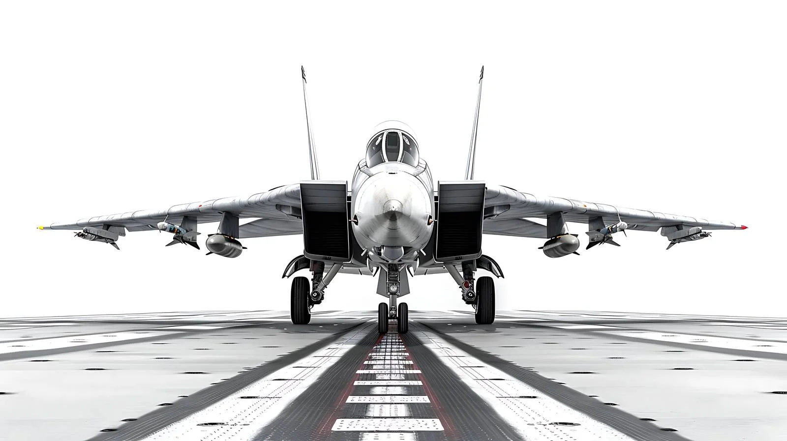 F-14 Fighter Jet on Carrier Deck — free download from Dotvec