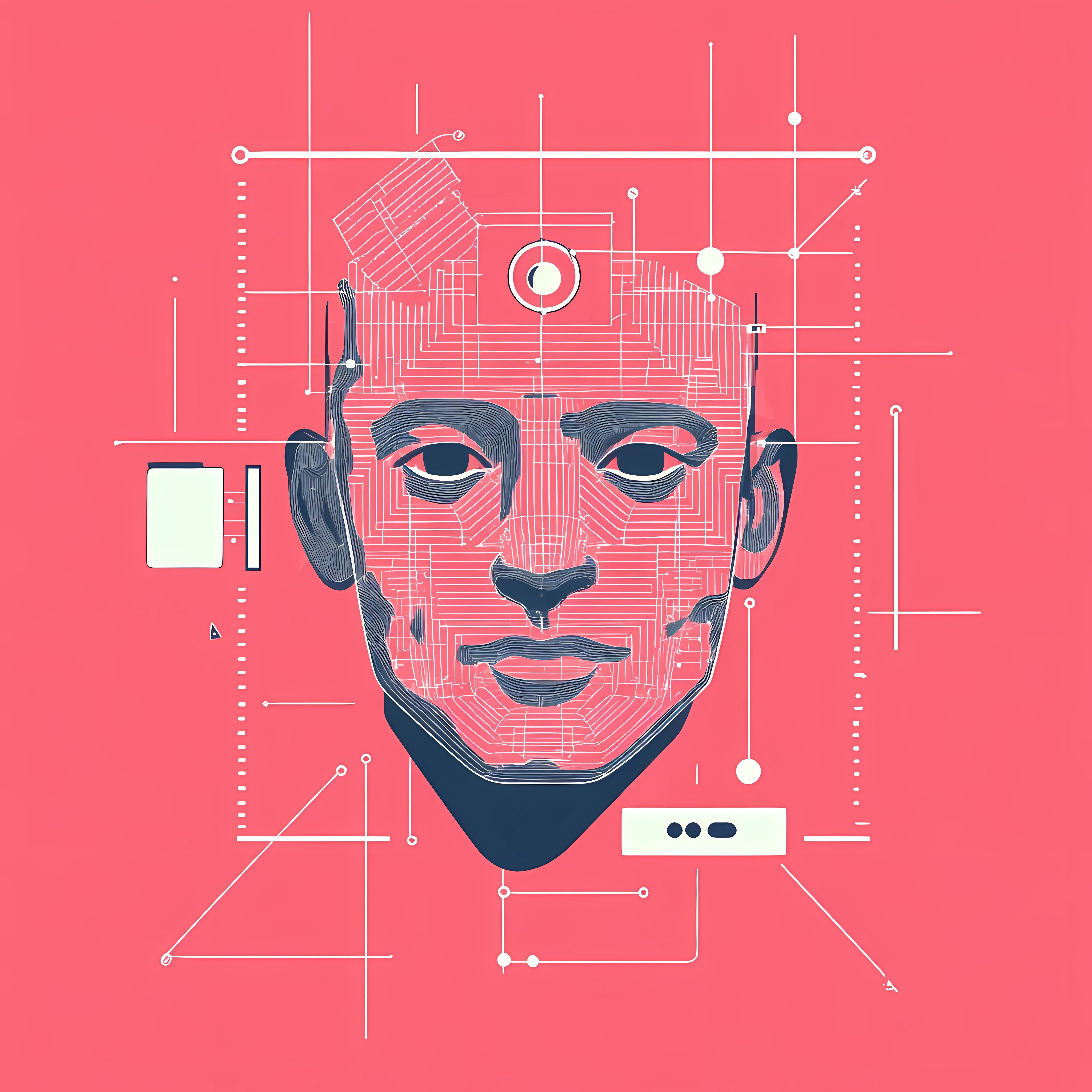 Face Recognition Security Vector Illustration – free security systems image from Dotvec