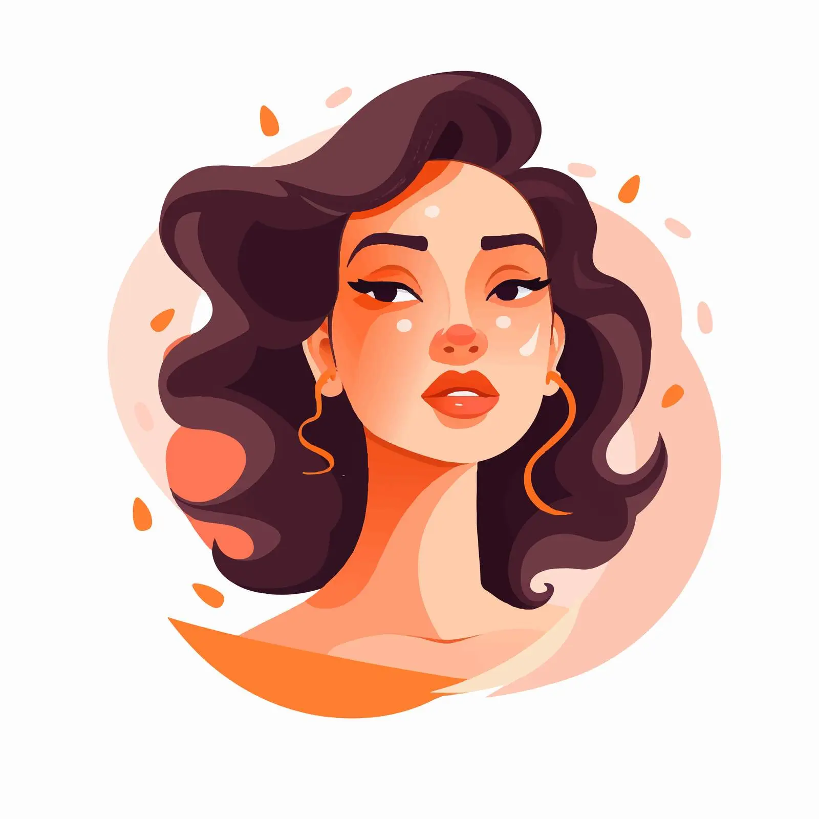 Cartoon Woman Illustration for International Women's Day – free feminism image from Dotvec