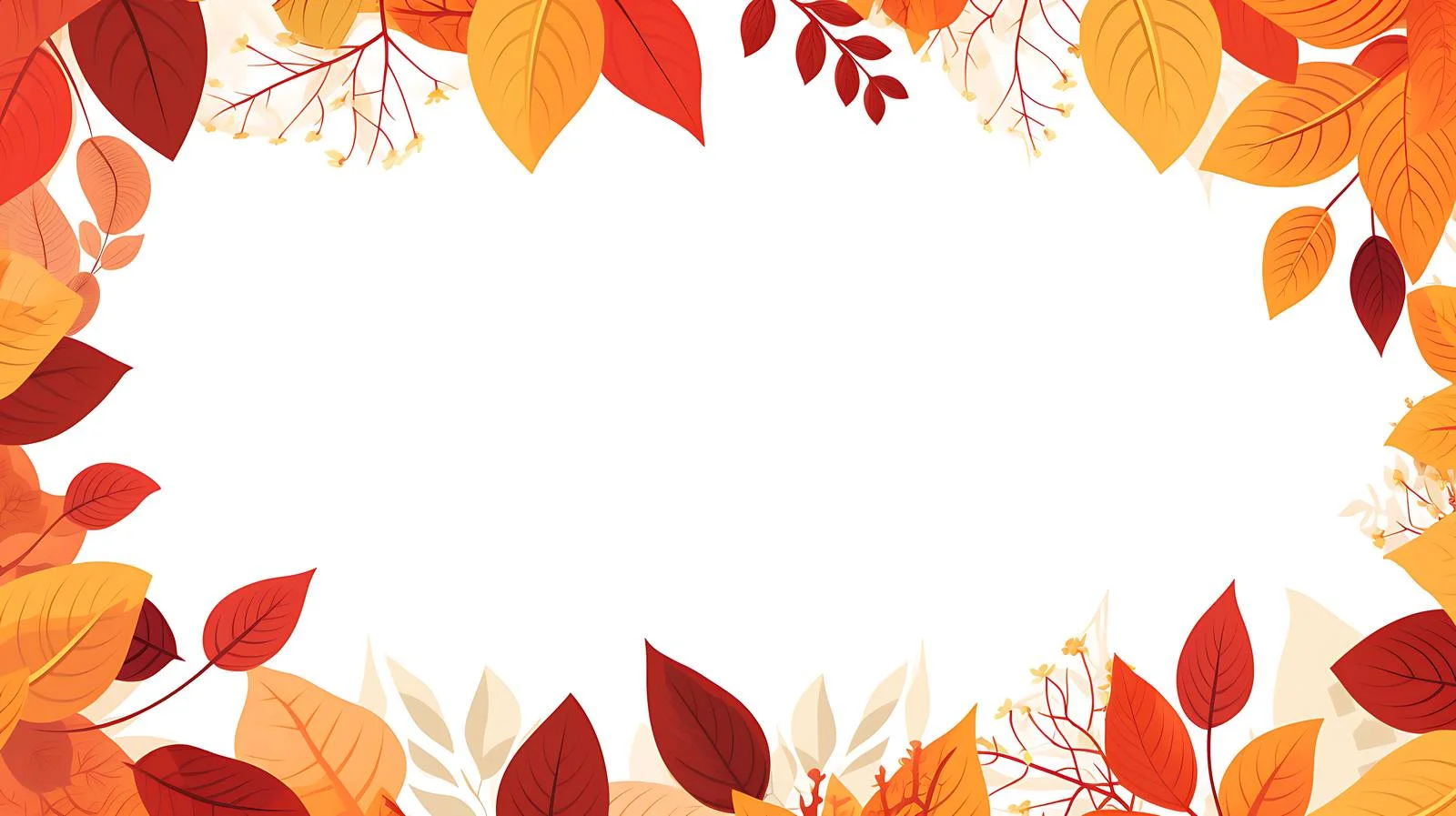 Autumn Leaves Hand-Drawn Vector Design — free download from Dotvec