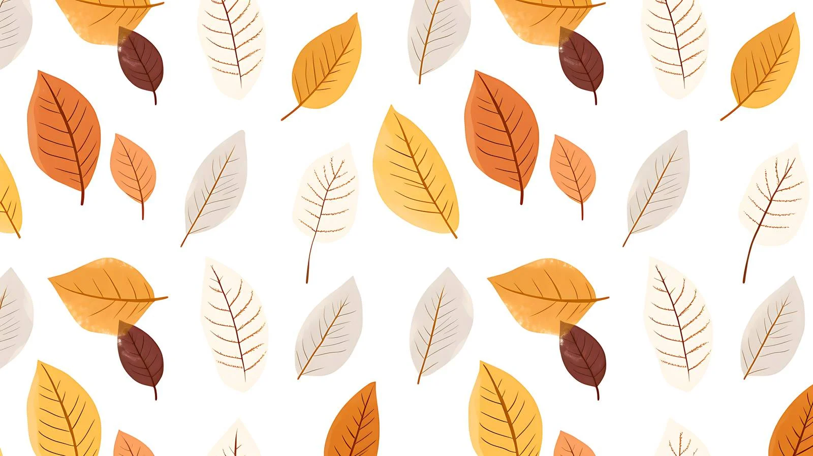 Autumn Foliage Seamless Background Design — free download from Dotvec