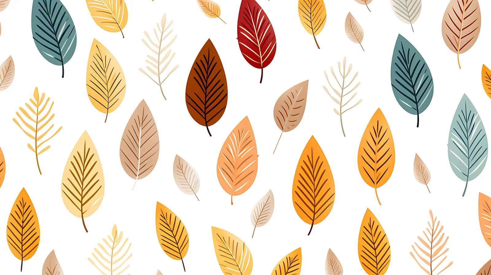 Autumn Foliage Seamless Background Design — free download from Dotvec