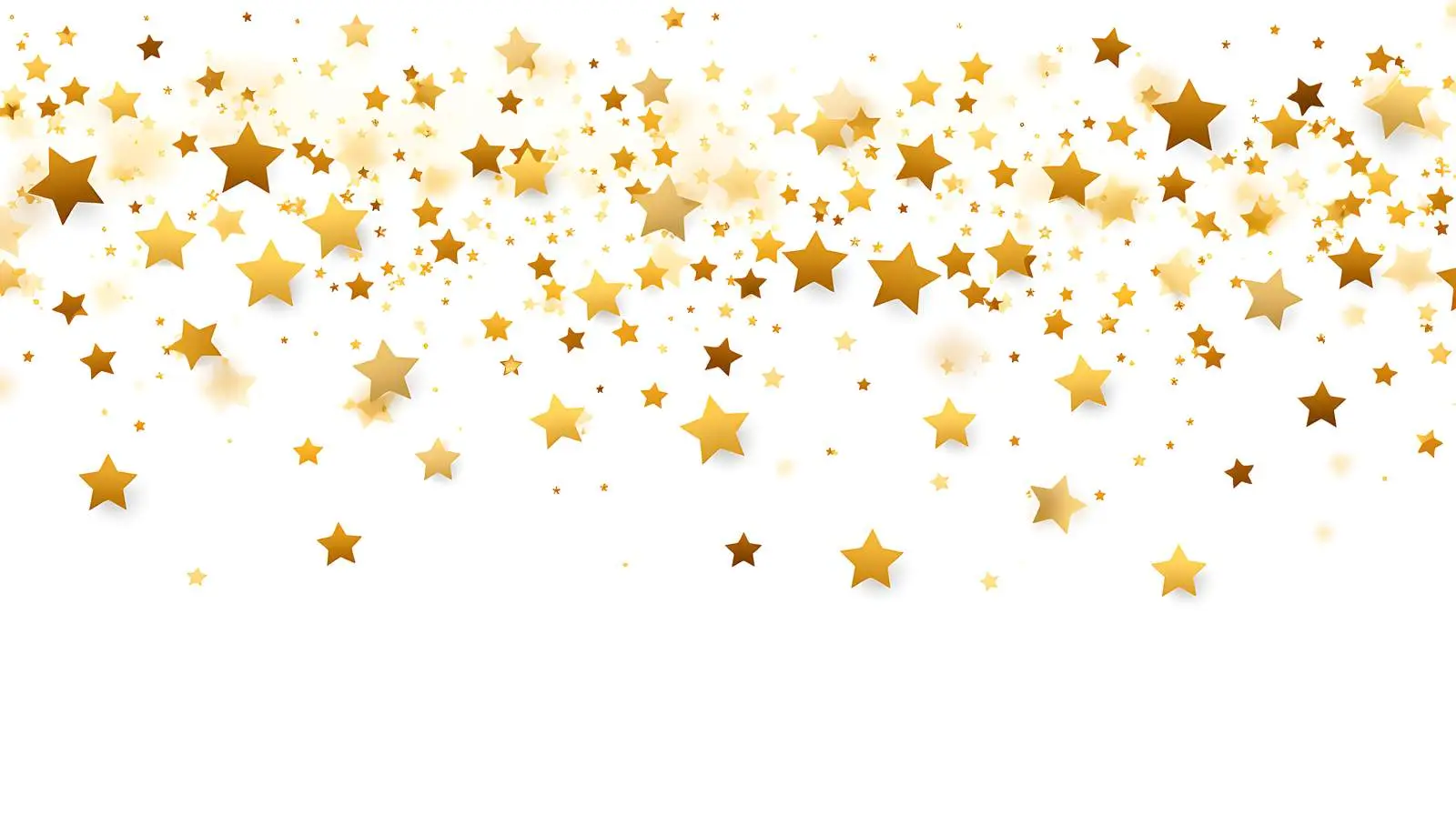 Golden Star Seamless Border — free download from Dotvec