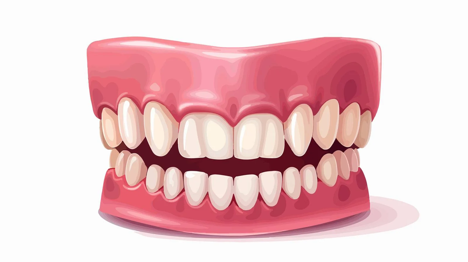 False Teeth Cartoon Stock Illustration — free download from Dotvec