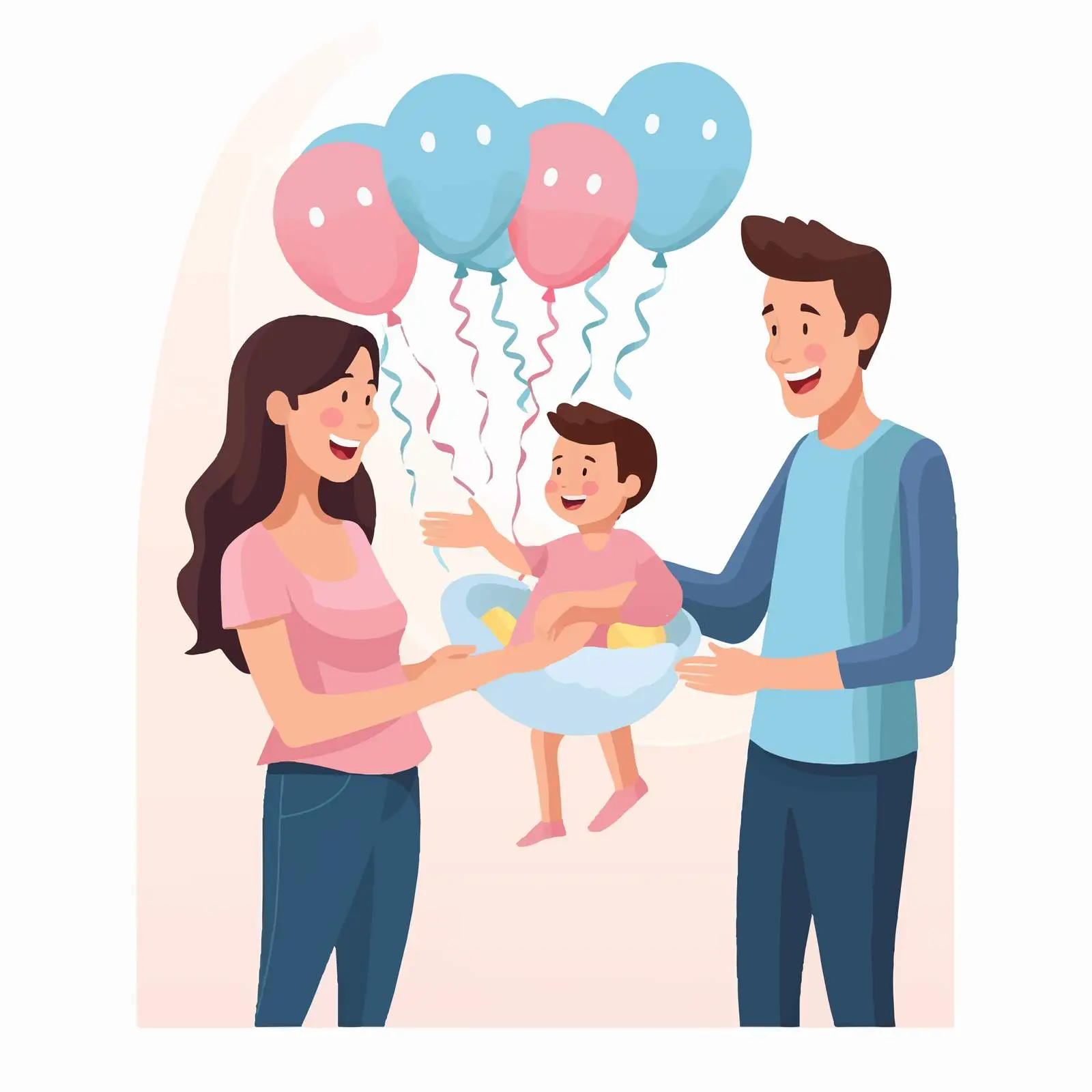 Infant Birth Celebration at Baby Shower Party — free download from Dotvec