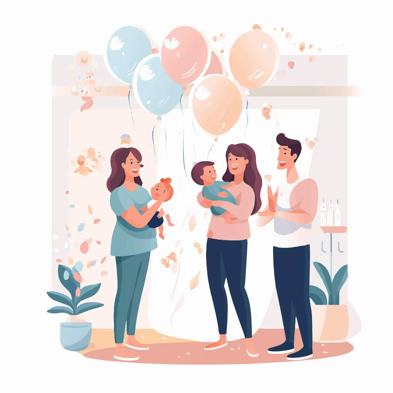 Baby Shower Celebration for Newborn Arrival — free download from Dotvec