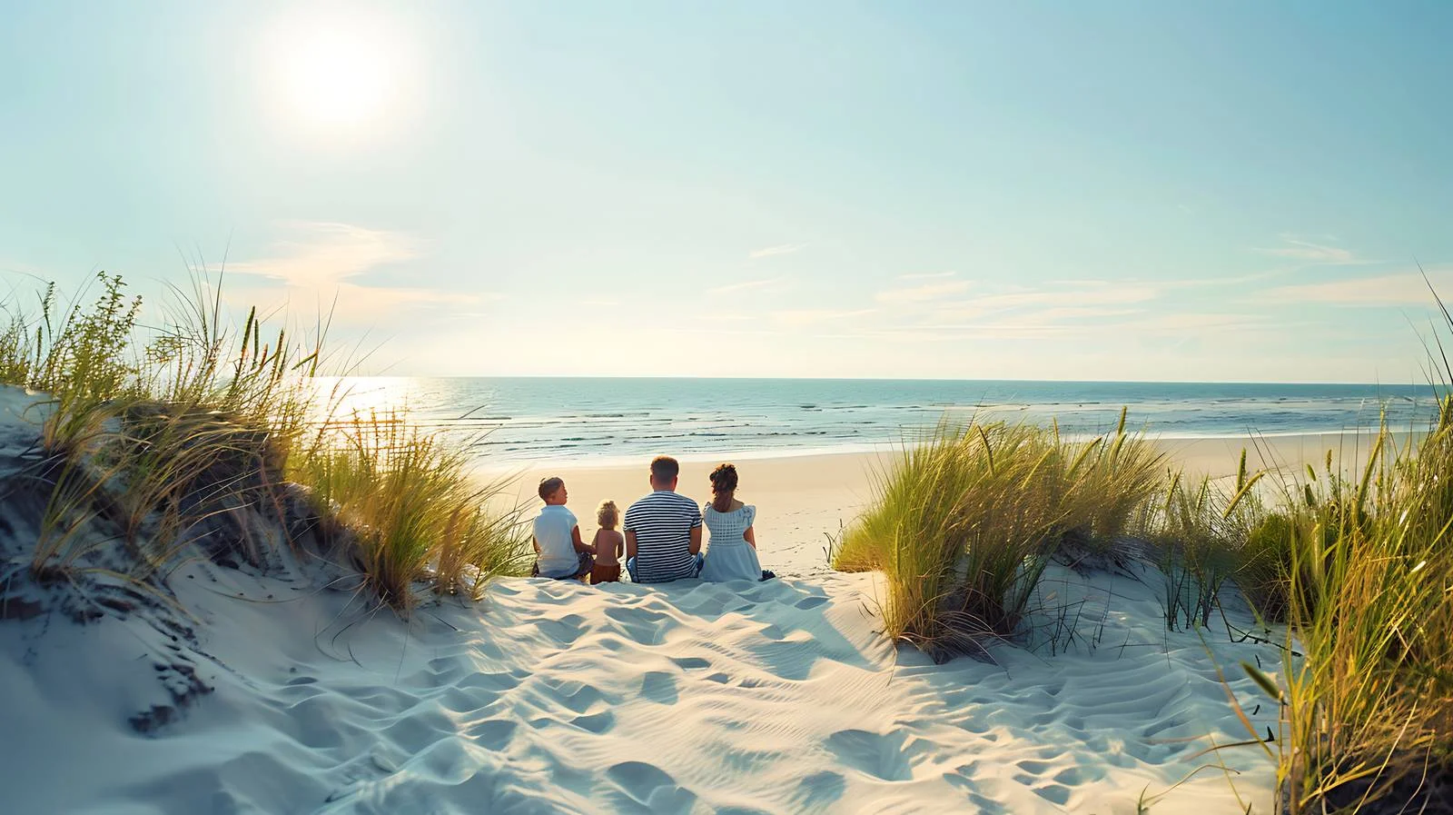 Family Beach View Serenity — free download from Dotvec