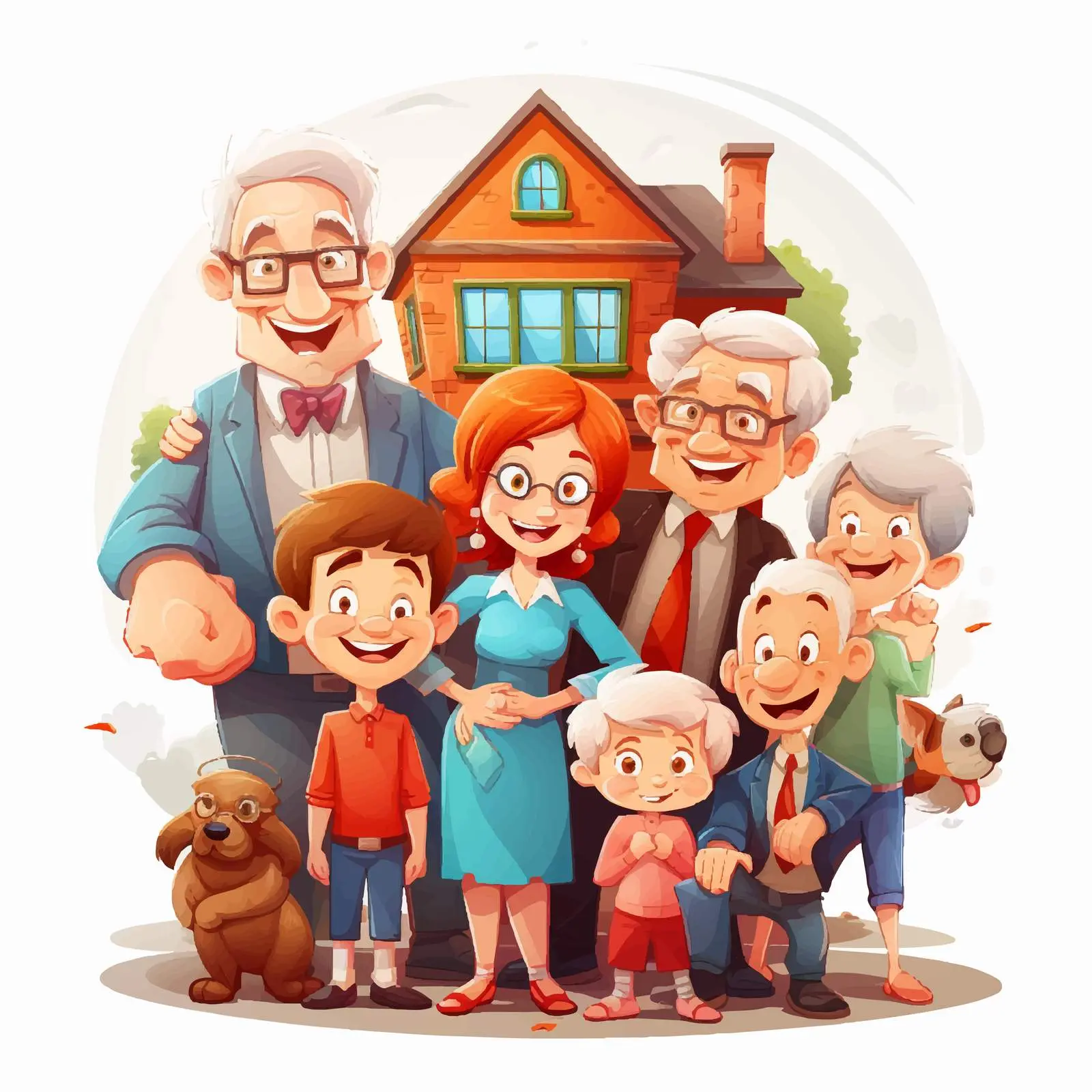 Family Members Enjoying Time at Home — free download from Dotvec