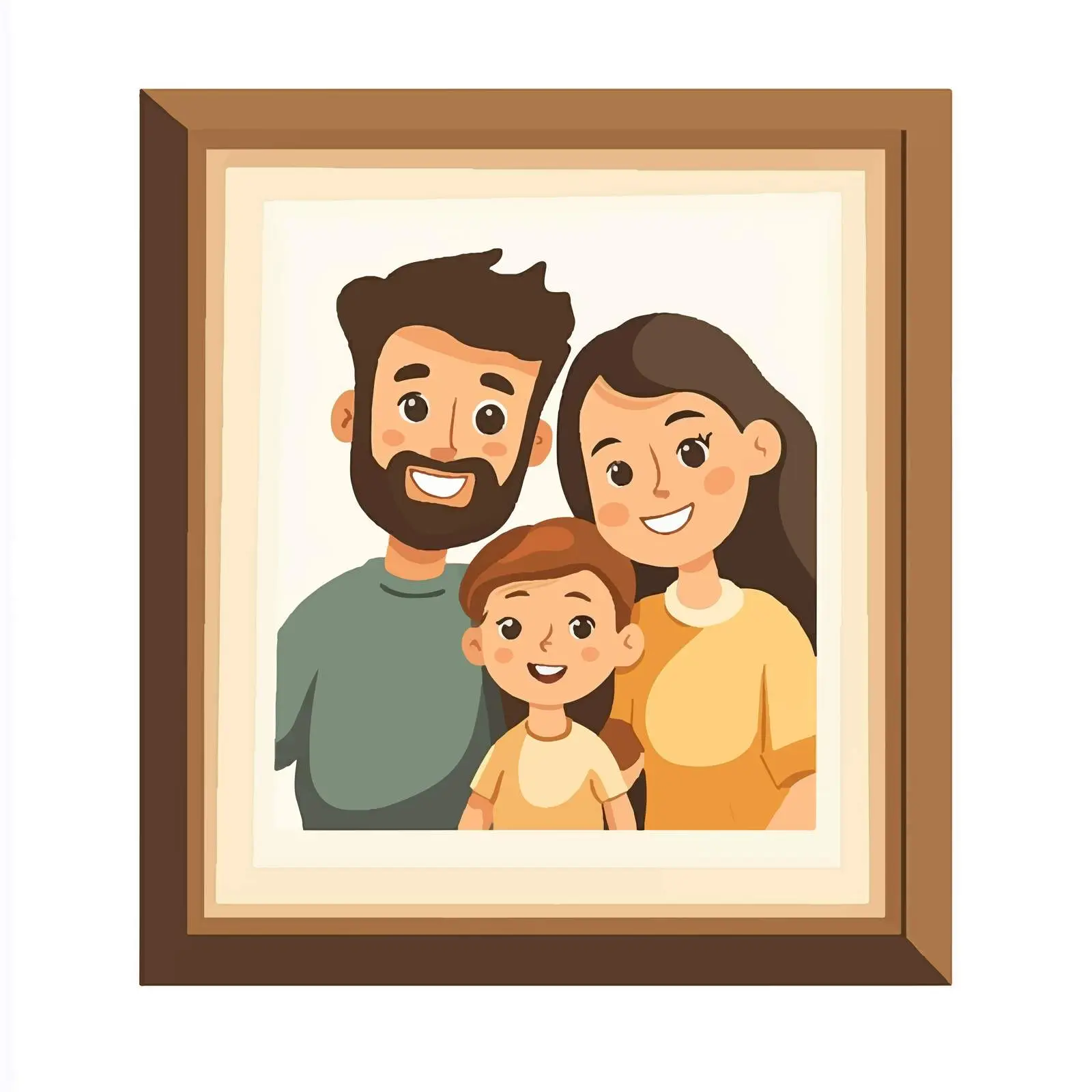 Family Cartoon Vector Illustration Isolated Image — free download from Dotvec