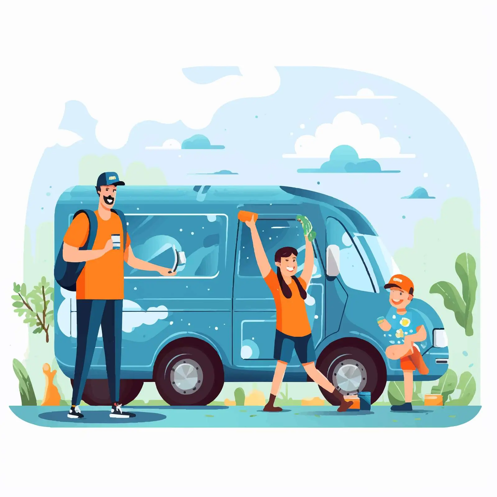 Family Home Repair Together: Painting Project — free download from Dotvec