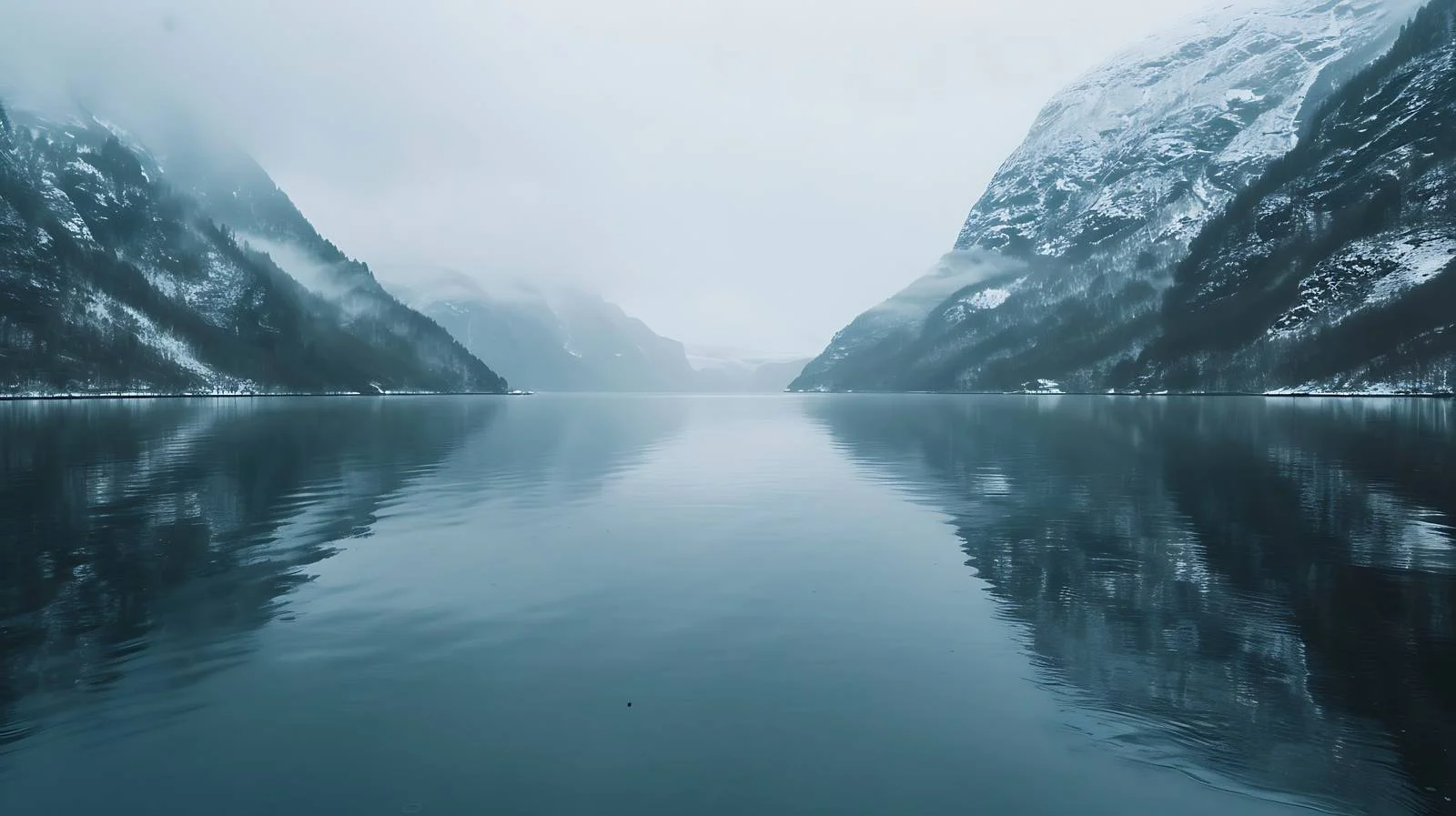 Scenic Geiranger Fjord Norway Isolated on White — free download from Dotvec