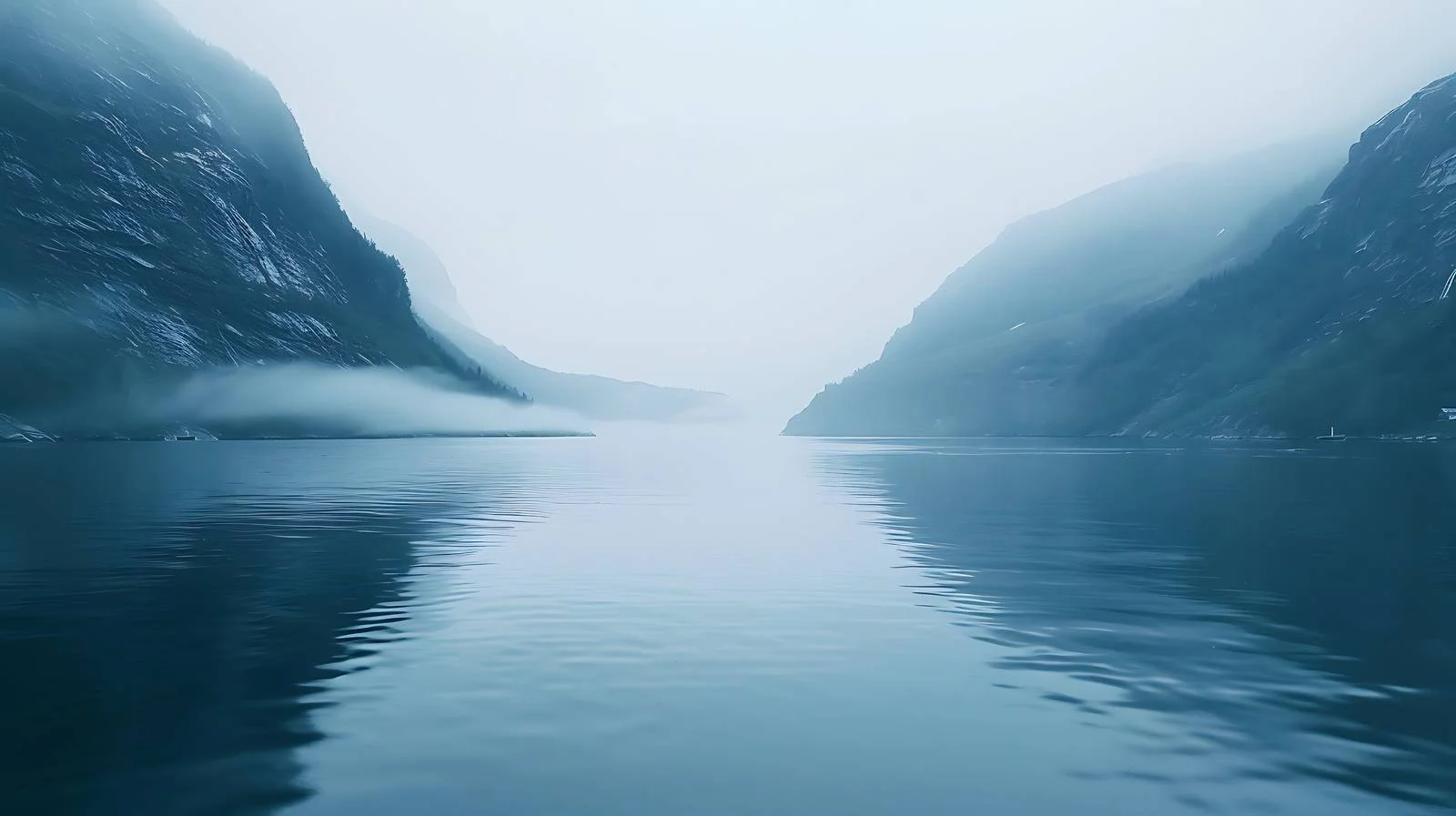 Scenic Geiranger Fjord Norway on White — free download from Dotvec