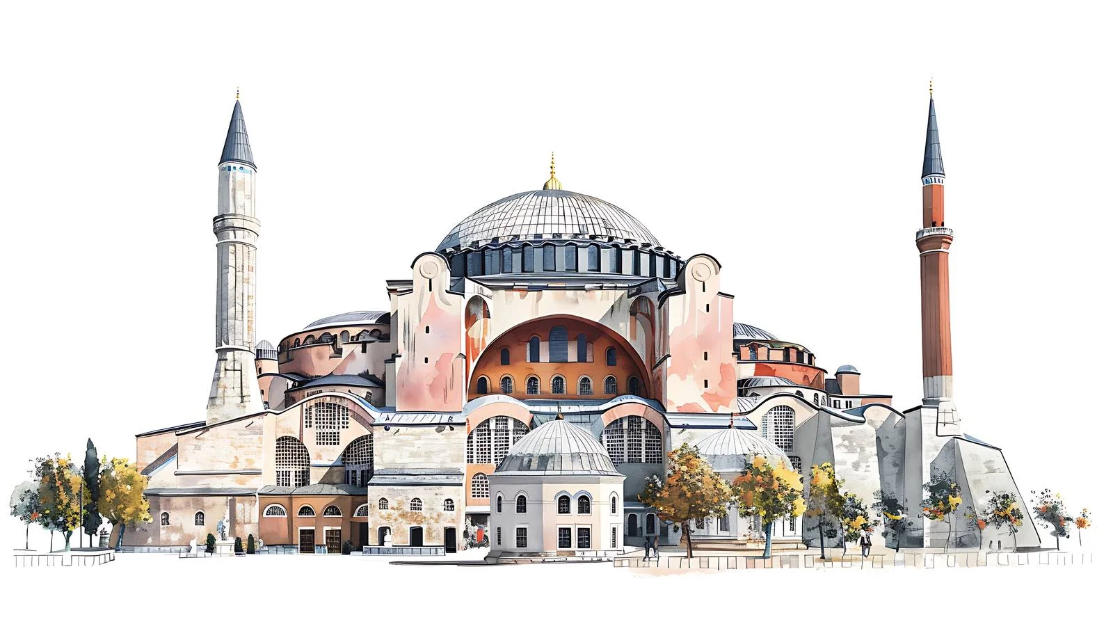 Iconic Hagia Sophia in Istanbul — free download from Dotvec