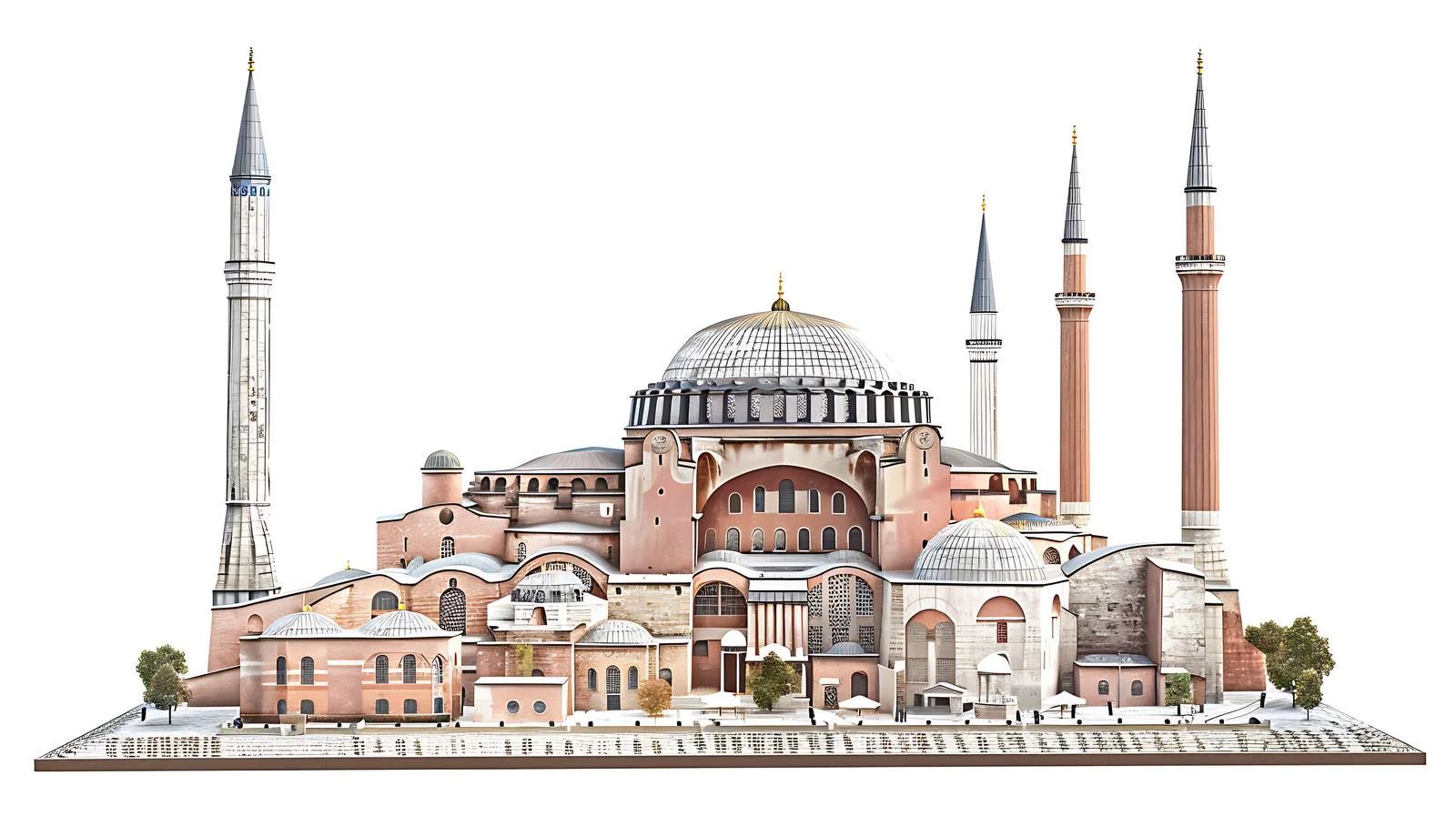 Iconic Hagia Sophia Mosque, Istanbul — free download from Dotvec