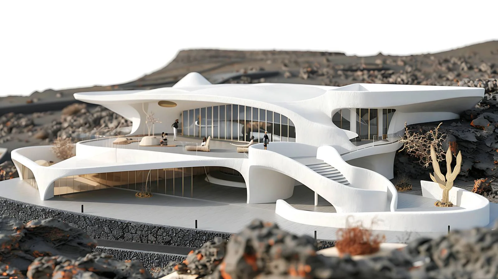 Historic Lagomar Museum on Lanzarote Island – free lago image from Dotvec