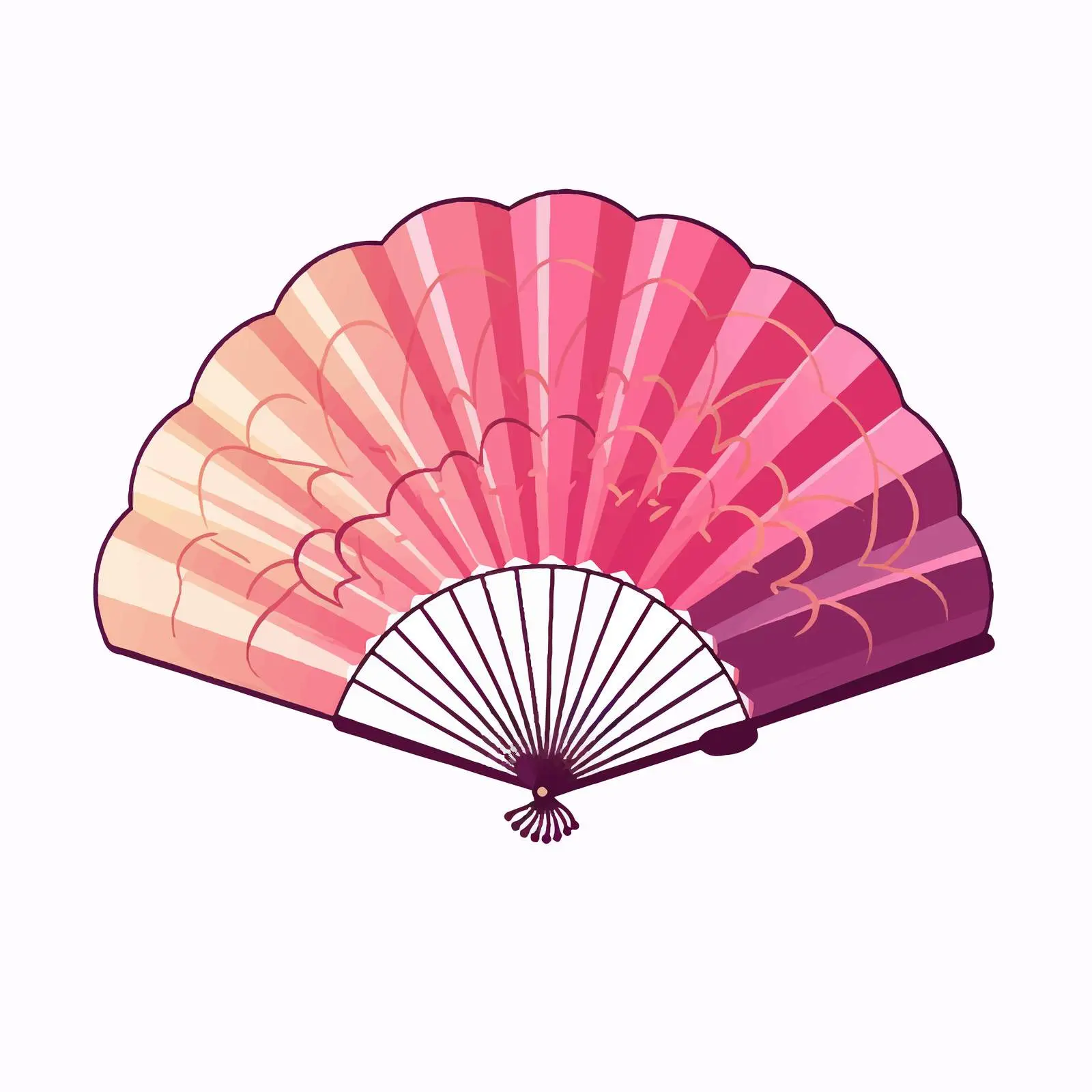 Line Art Fan Illustration on White Background — free download from Dotvec
