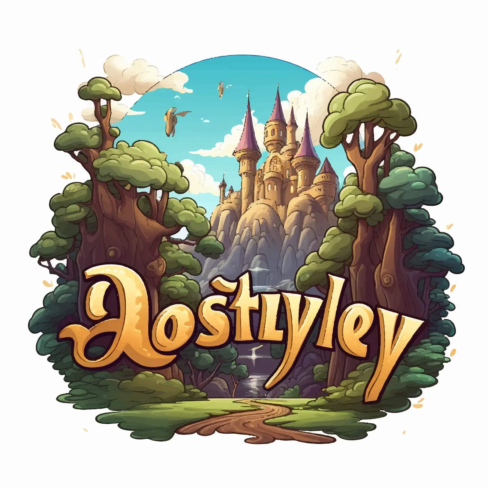 Cartoon Style Fantasy Adventure Illustration — free download from Dotvec