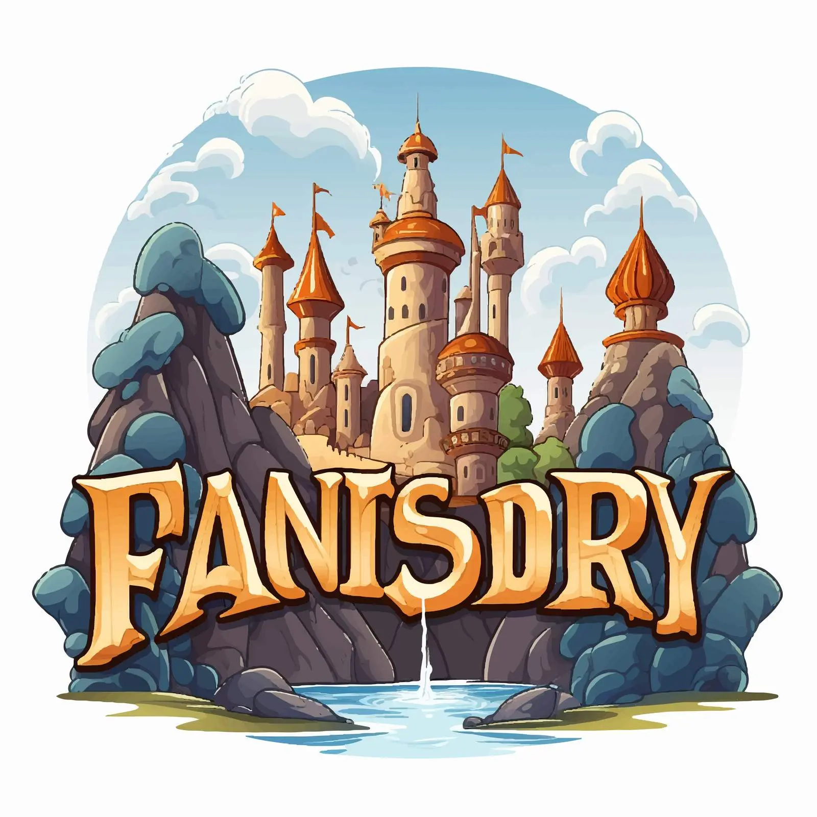Cartoon Style Fantasy Adventure Illustration — free download from Dotvec