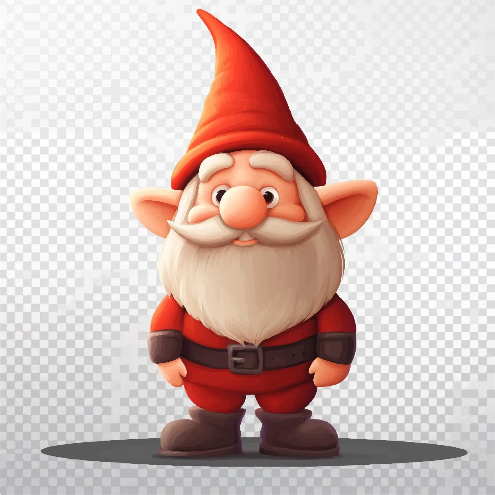 Cute 3D Cartoon Fantasy Gnome Vector — free download from Dotvec