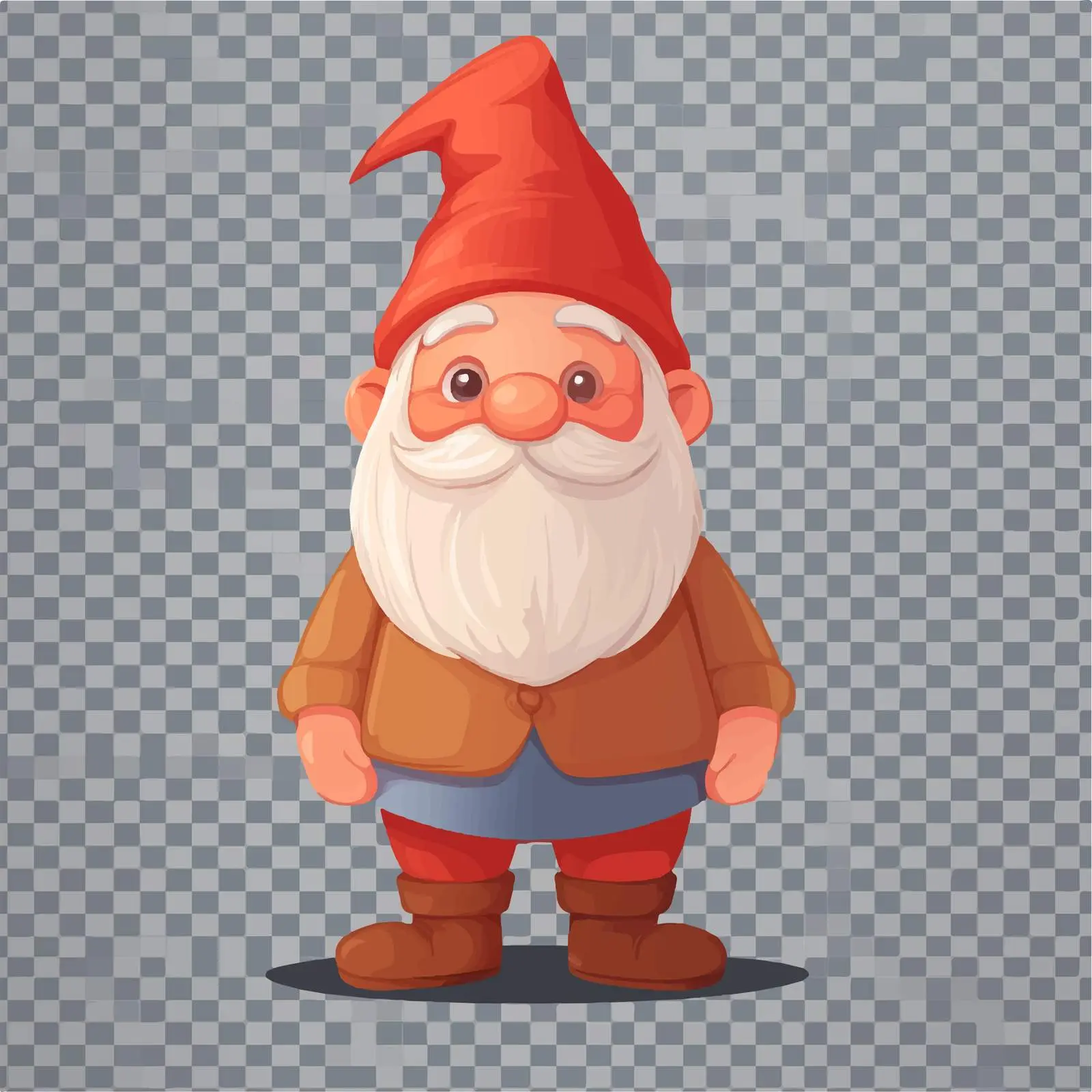 Cute 3D Cartoon Fantasy Gnome Illustration — free download from Dotvec