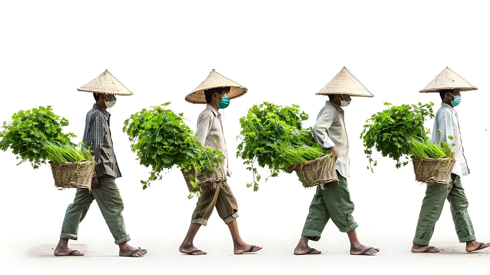 Planting Coriander Roots in Long Pots — free download from Dotvec