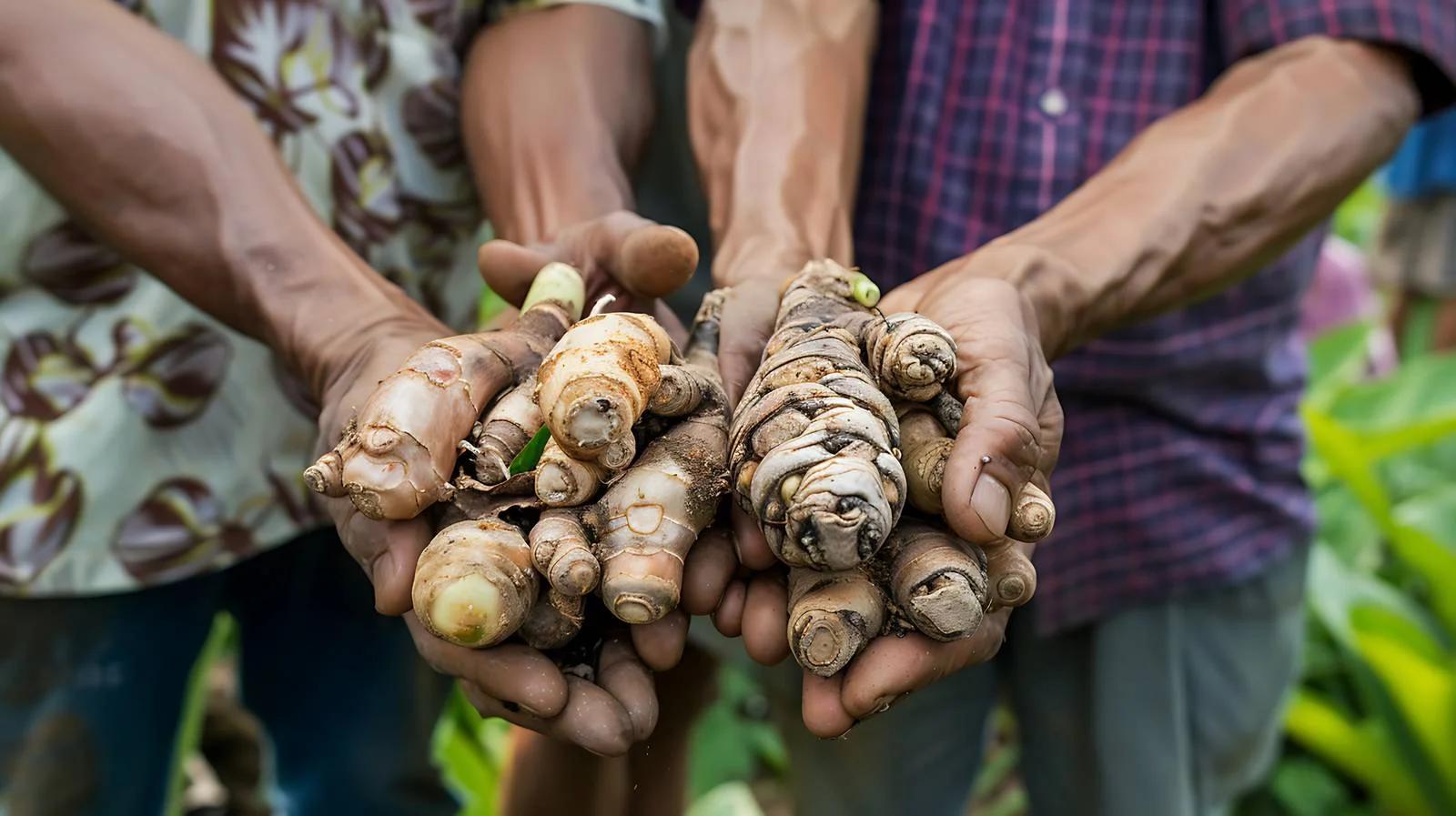 Harvesting Galangal by Farmers — free download from Dotvec