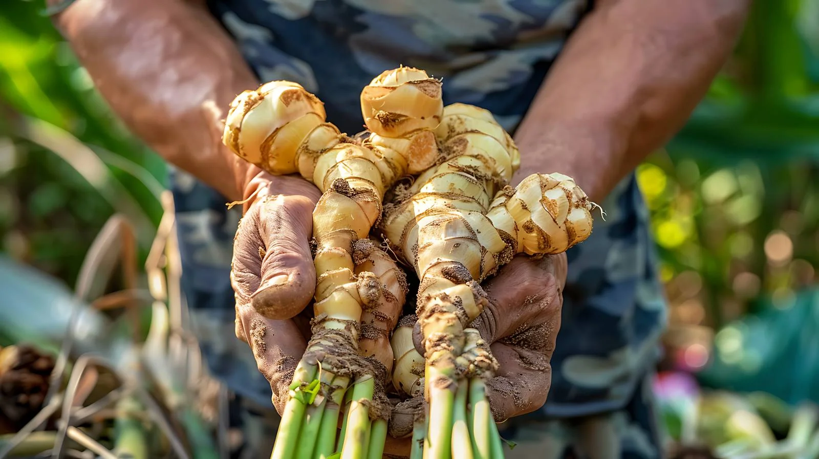 Harvesting Galangal by Farmers — free download from Dotvec