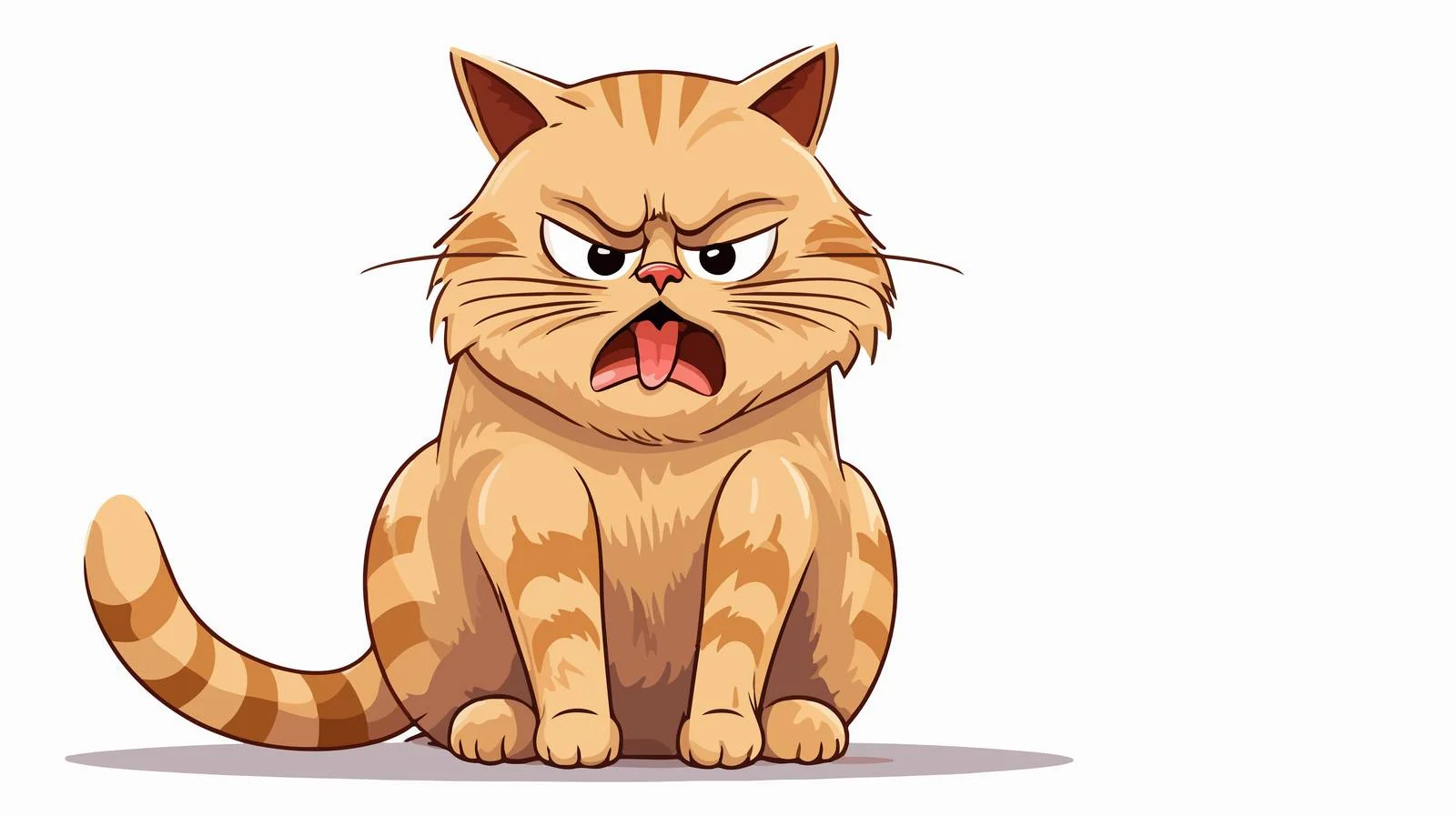Farting Cat Cartoon Vector Illustration — free download from Dotvec