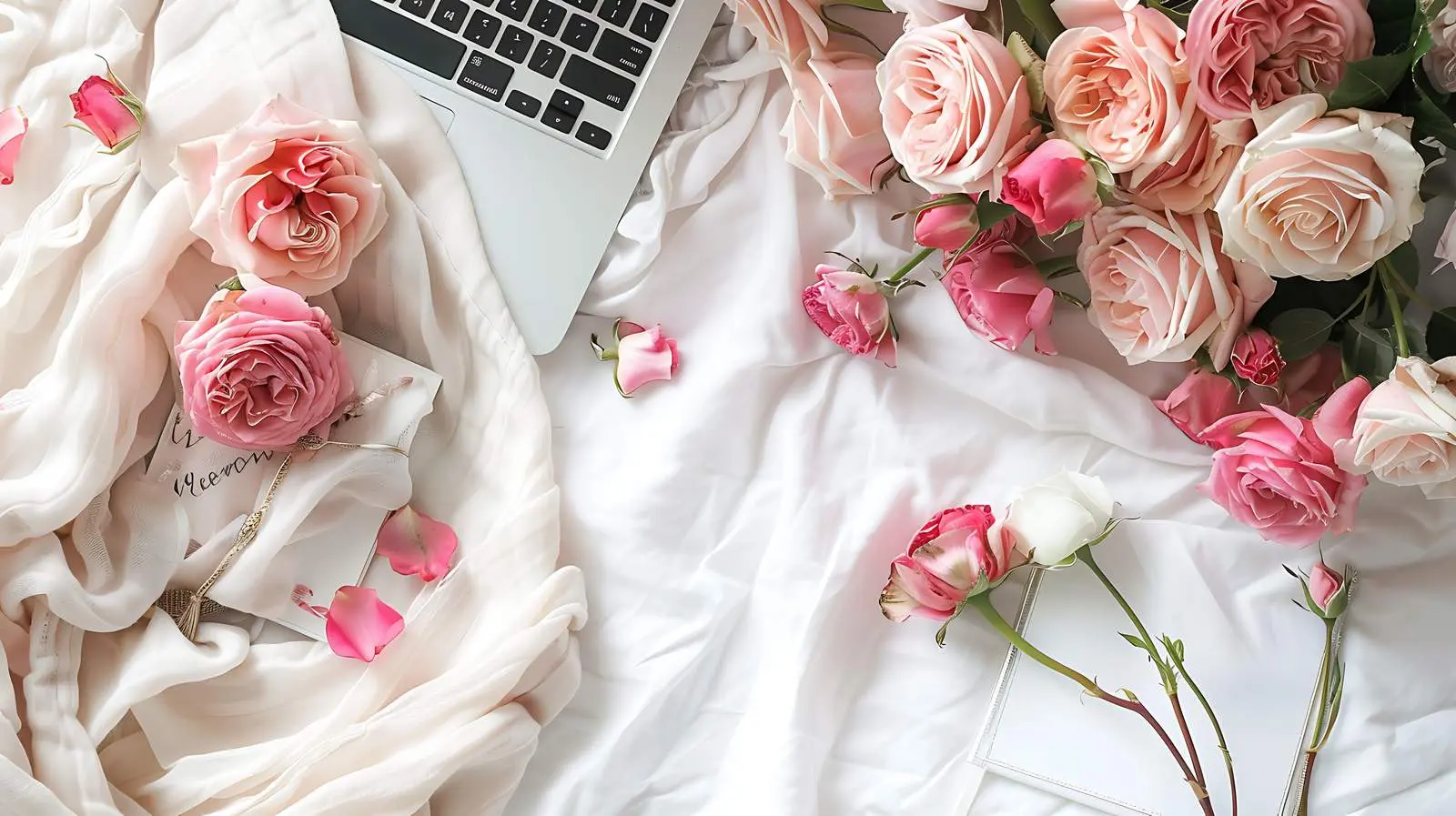 Stylish Home Office Workspace with Laptop — free download from Dotvec