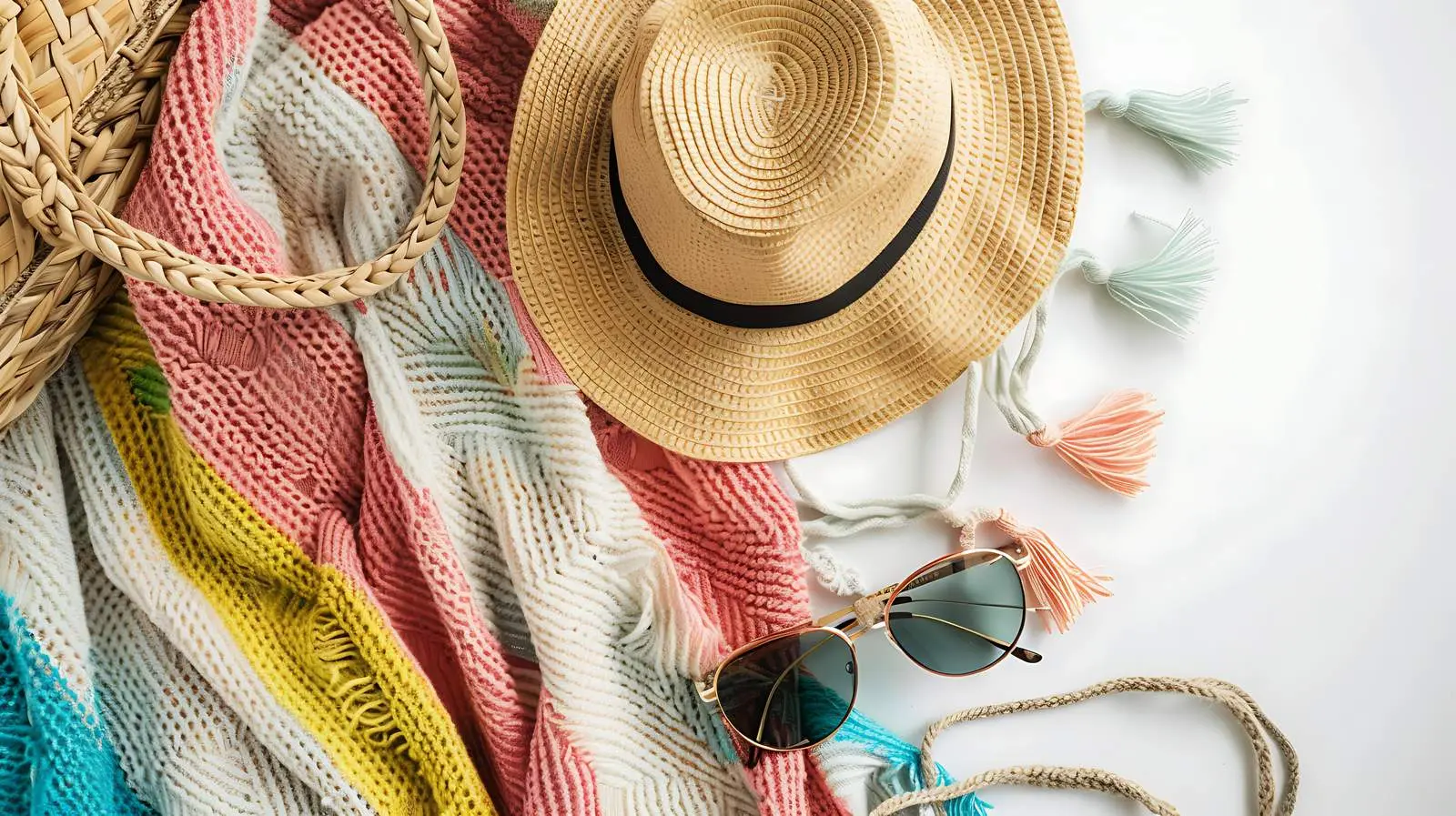 Stylish Women's Accessories on Colorful Background — free download from Dotvec