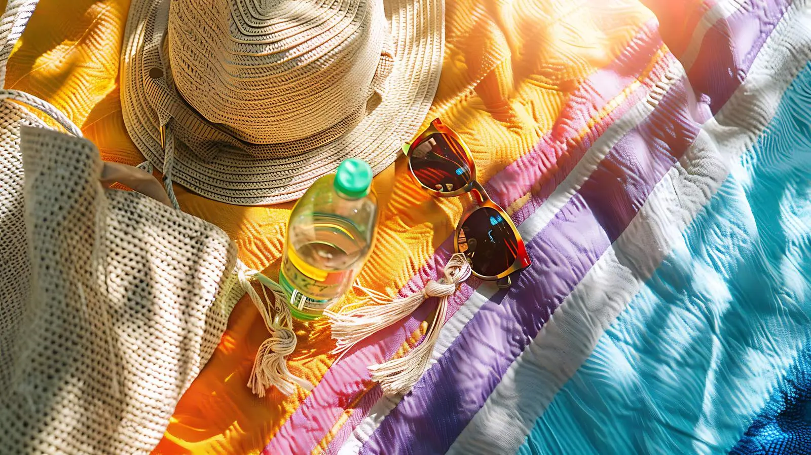 Stylish Women's Accessories on Colorful Background – free colorful visuals image from Dotvec