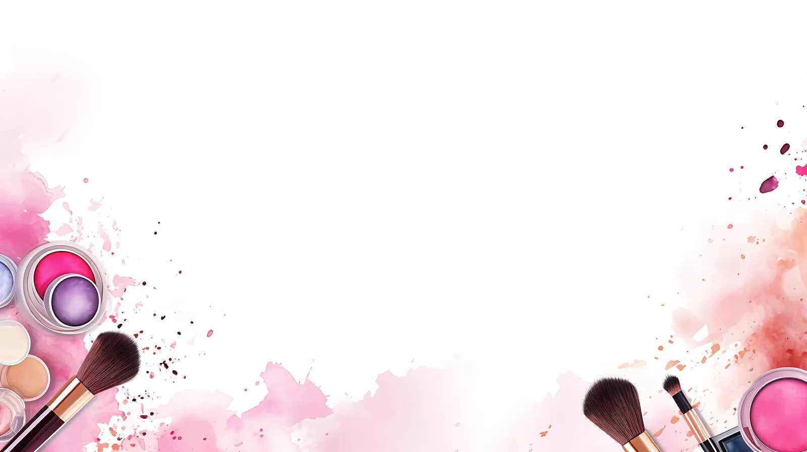 Elegant Makeup Cosmetic Horizontal Fashion Background — free download from Dotvec