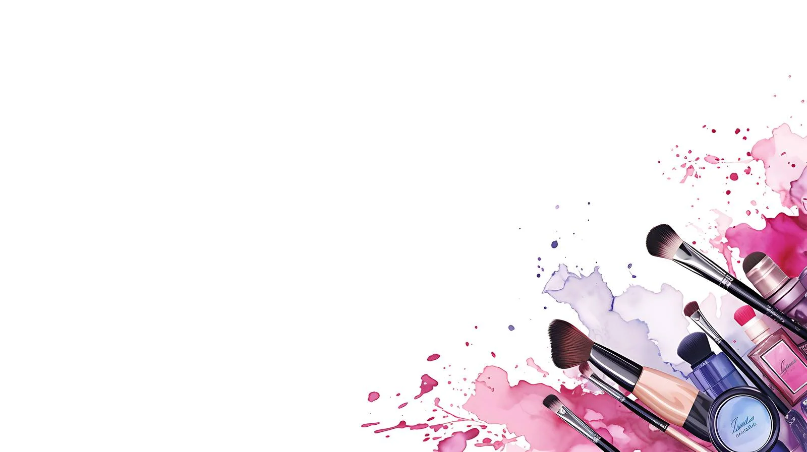 Elegant Cosmetic Collection on Fashion Background — free download from Dotvec