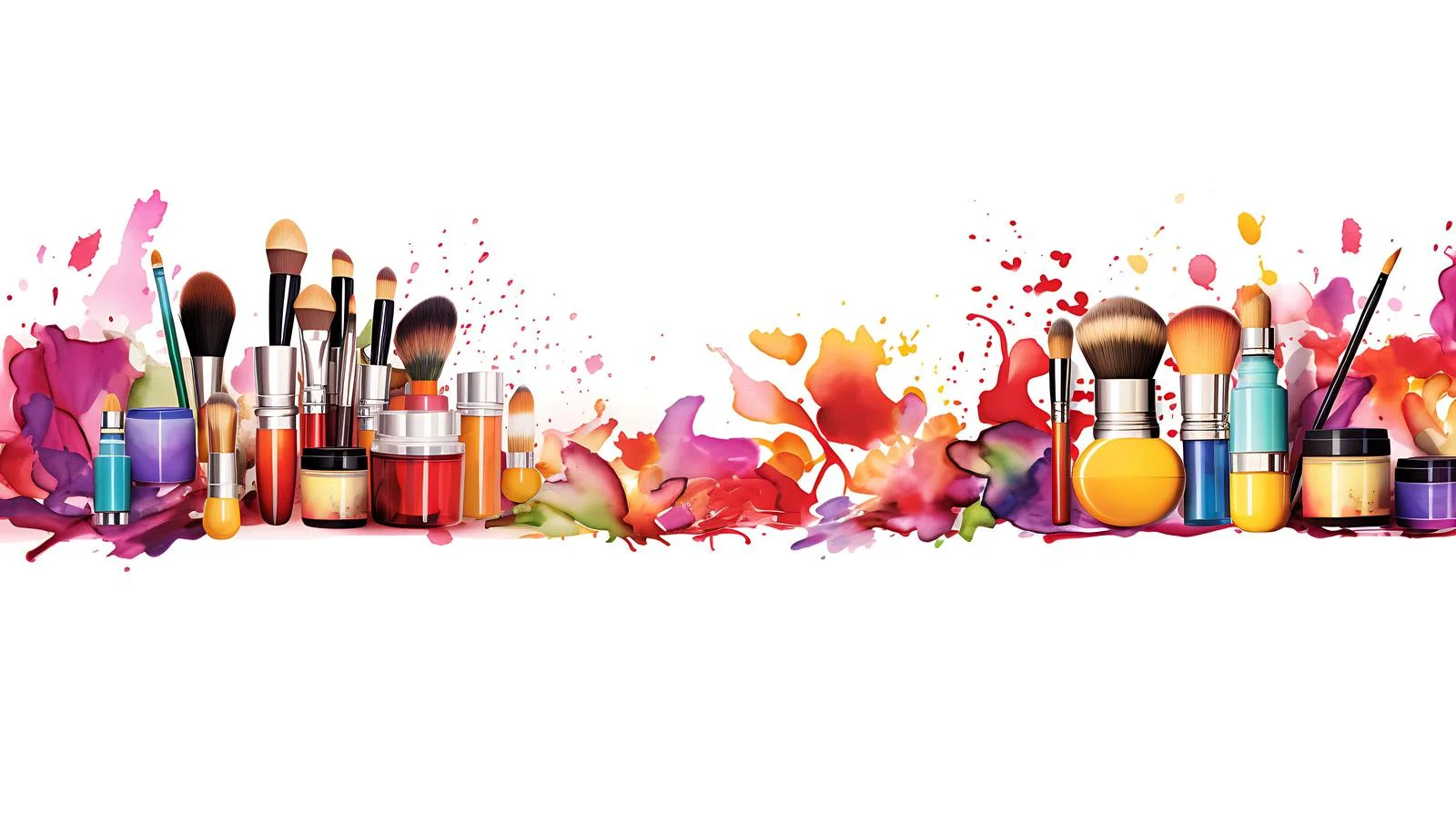 Elegant Cosmetics Horizontal Styling Background — free download from Dotvec