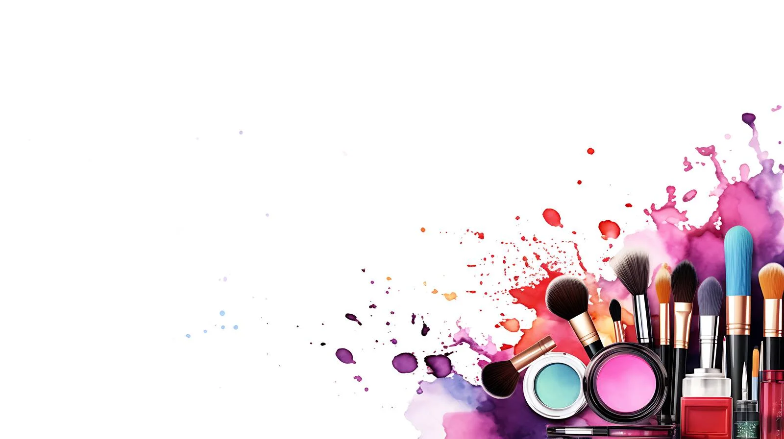 Elegant Cosmetic Fashion Horizontal Beauty Background — free download from Dotvec
