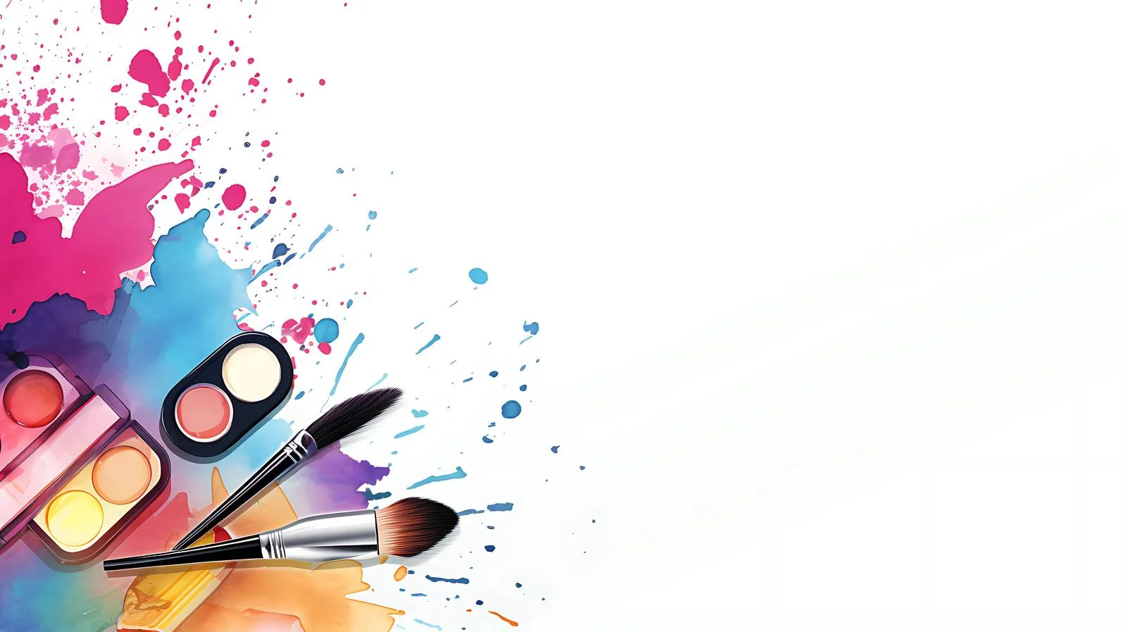 Elegant Makeup Cosmetics Horizontal Banner — free download from Dotvec