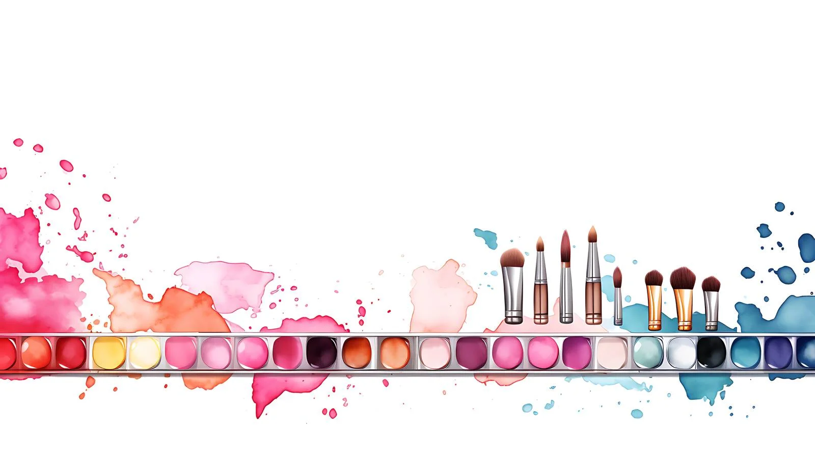 Elegant Cosmetics Background with Fashionable Make-Up — free download from Dotvec