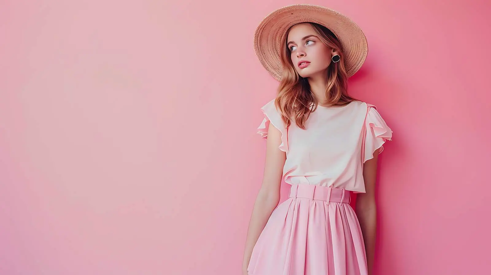 Young Woman in Pink Skirt Fashion Photography – free young image from Dotvec