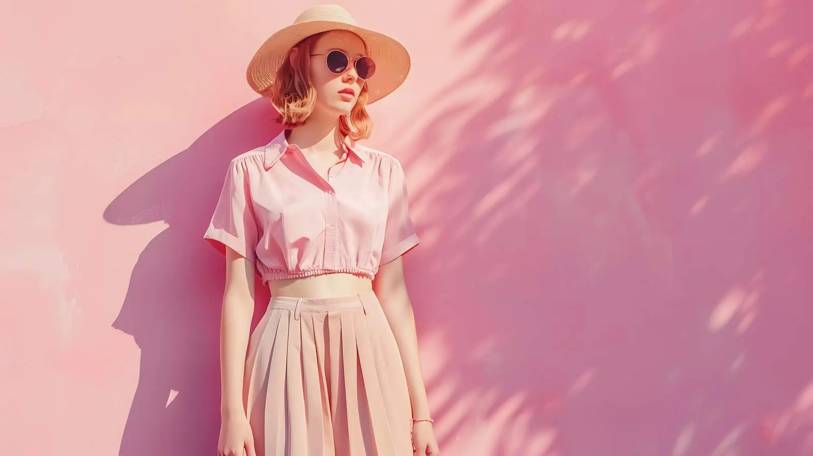 Young Woman in Pink Skirt Fashion Concept – free young image from Dotvec