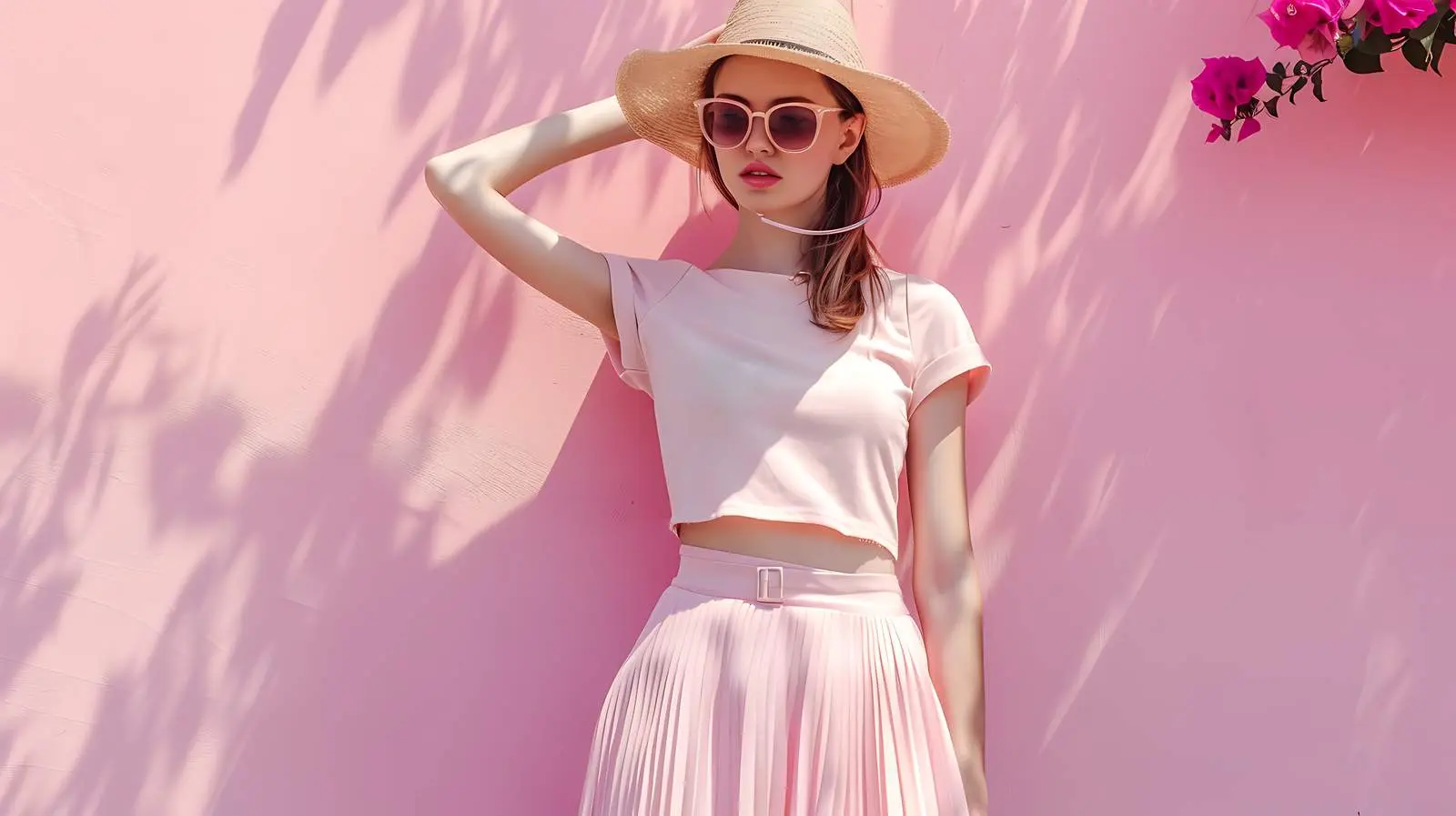 Young Woman in Pink Skirt Fashion Concept – free young image from Dotvec