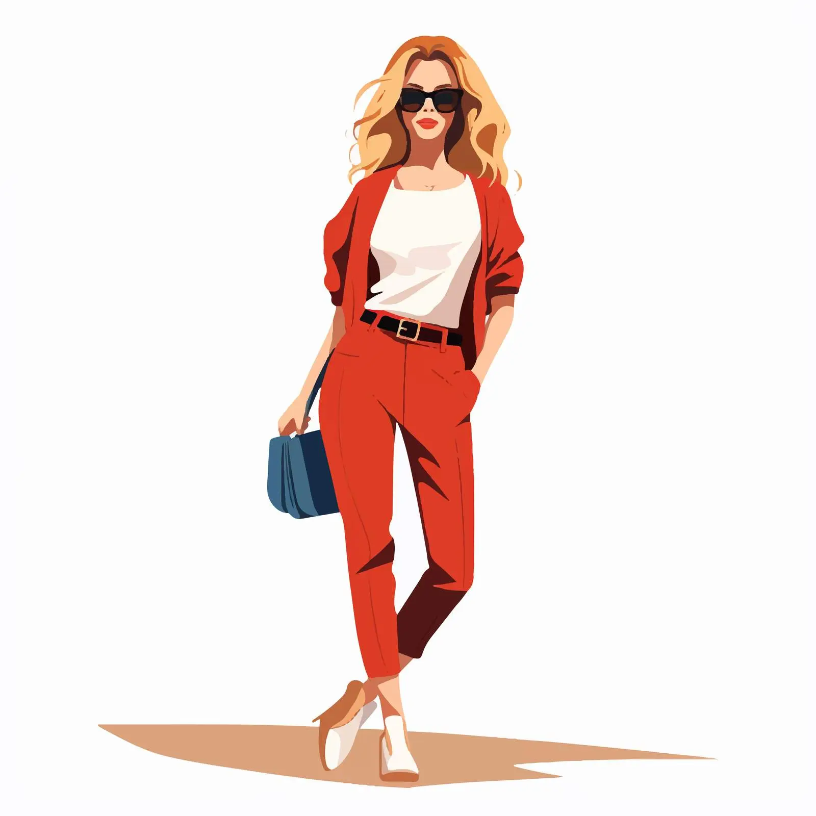 Fashion Girl Flat Style Illustration Trends — free download from Dotvec
